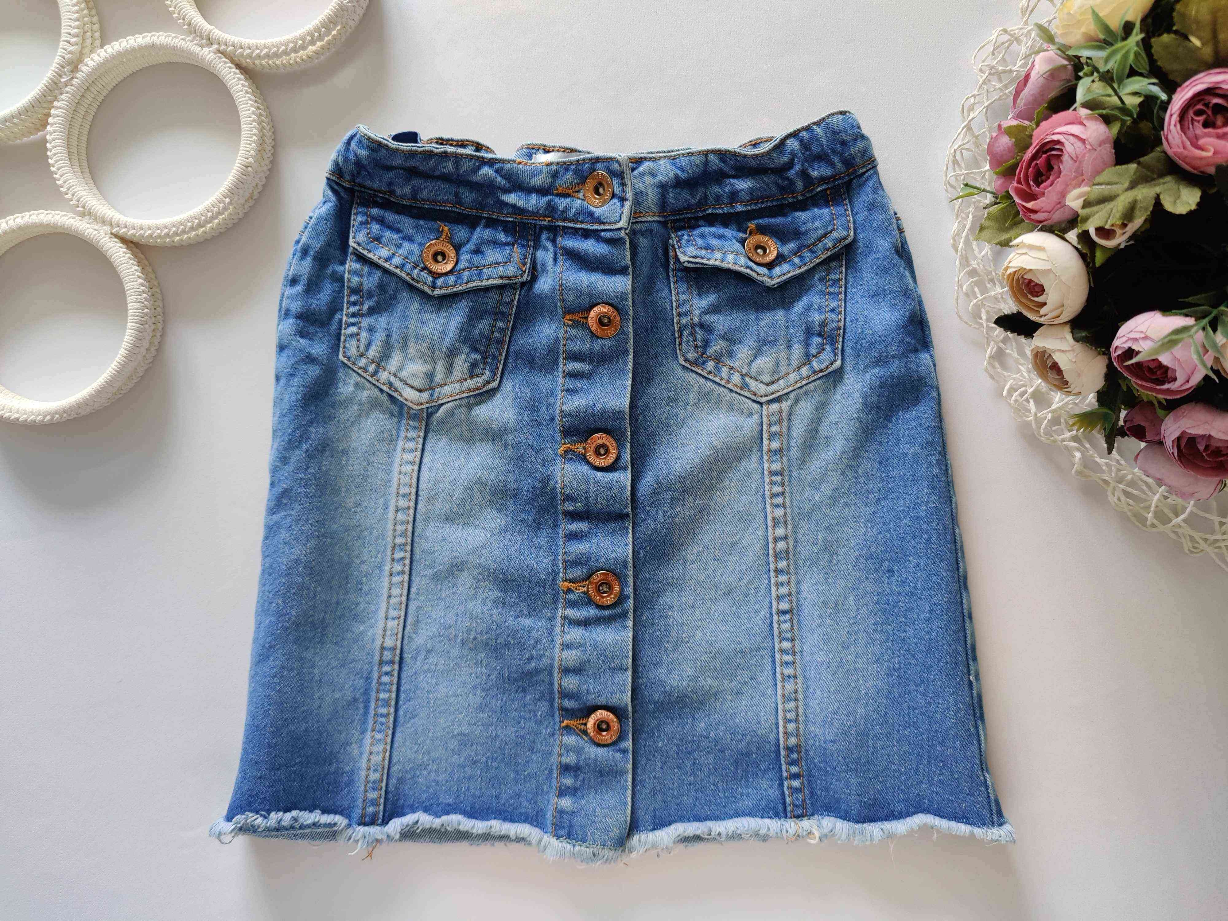 9,10 років, зріст 140 Джинсова спідниця