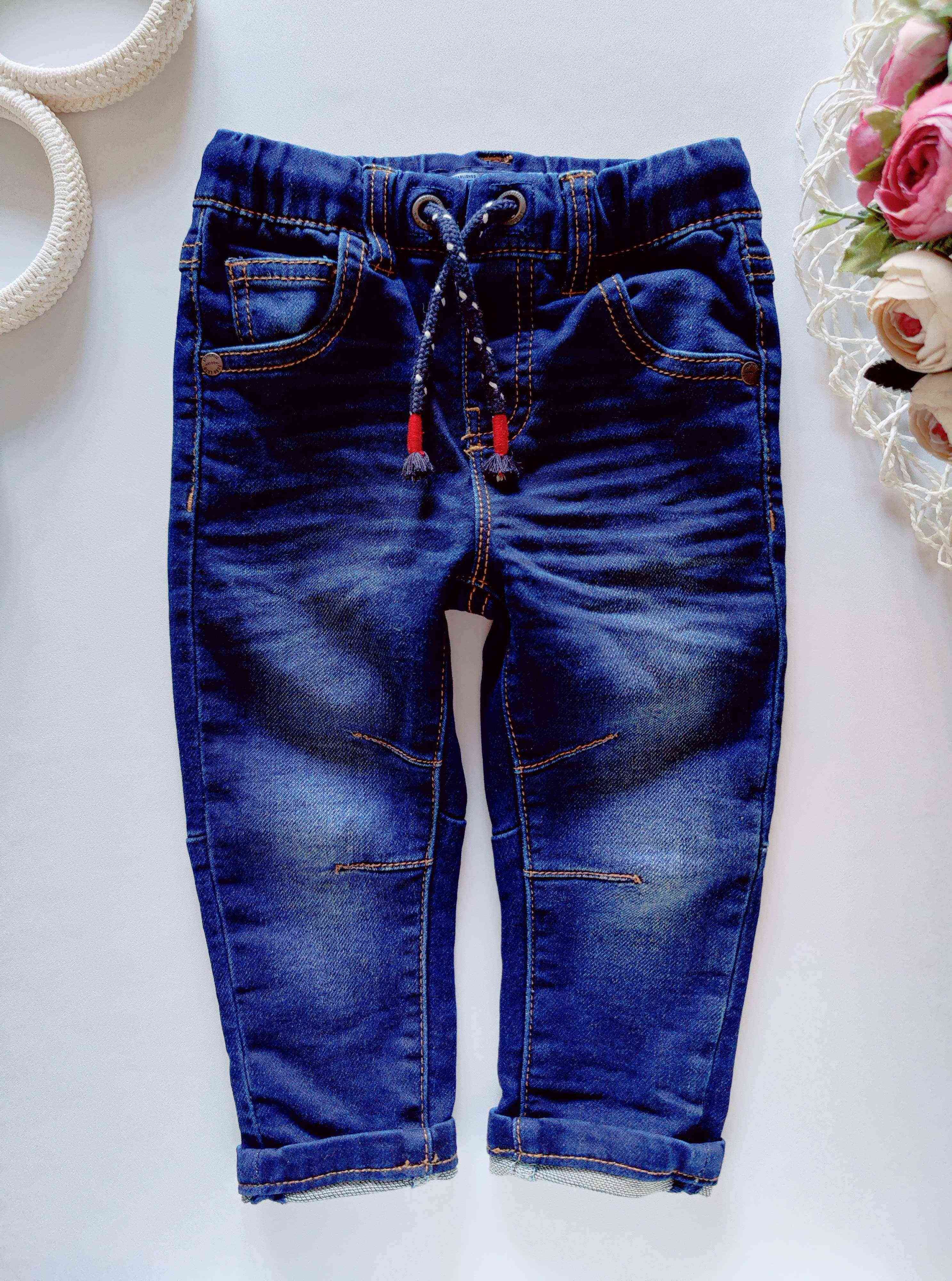 9,12 міс, зріст 80 М'які дитячі джинси