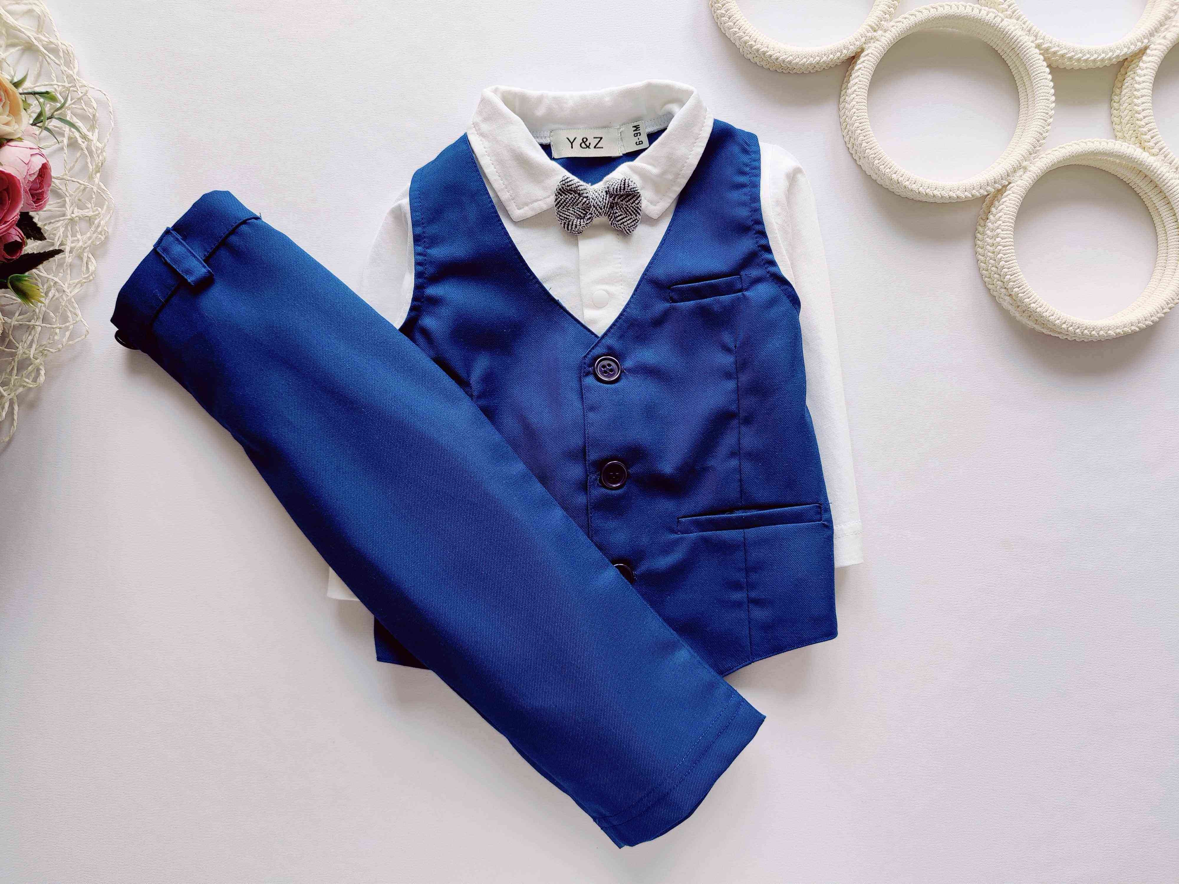 6,9 міс, зріст 68,74 Ошатний костюм з метеликом