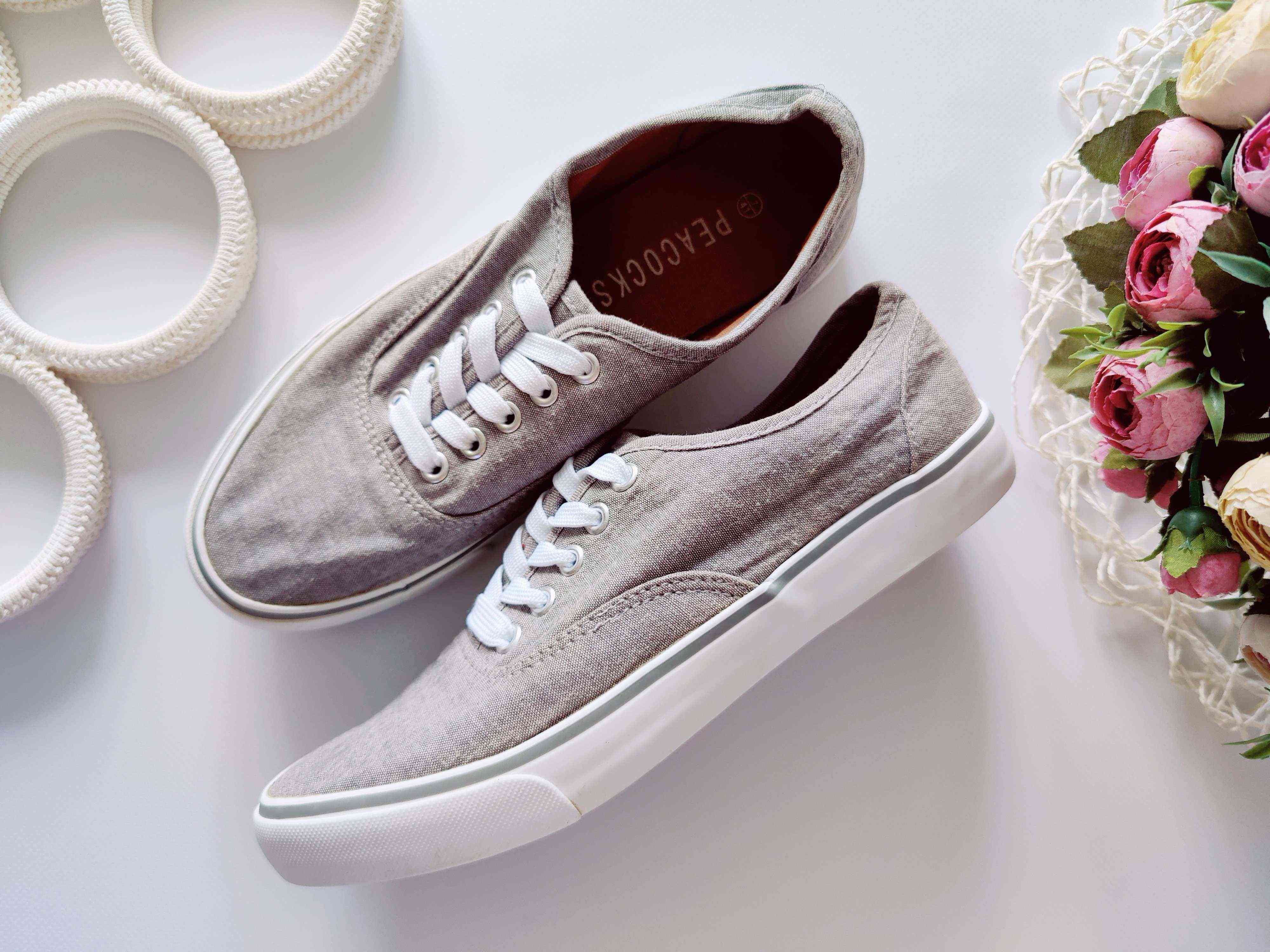 40-41 (26 см) Серые кеды