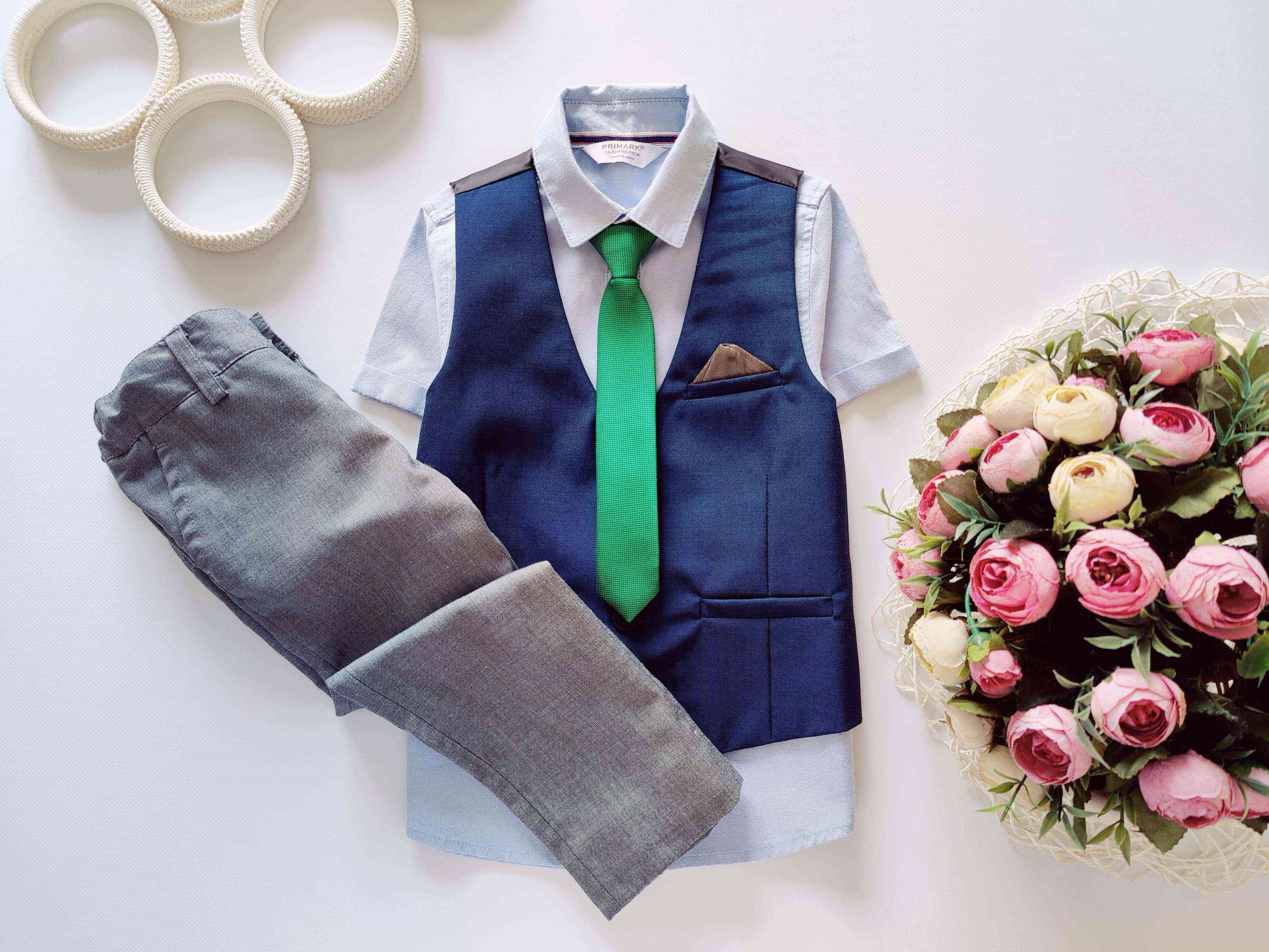 2,3 роки, зріст 98 Ошатний брючний костюм