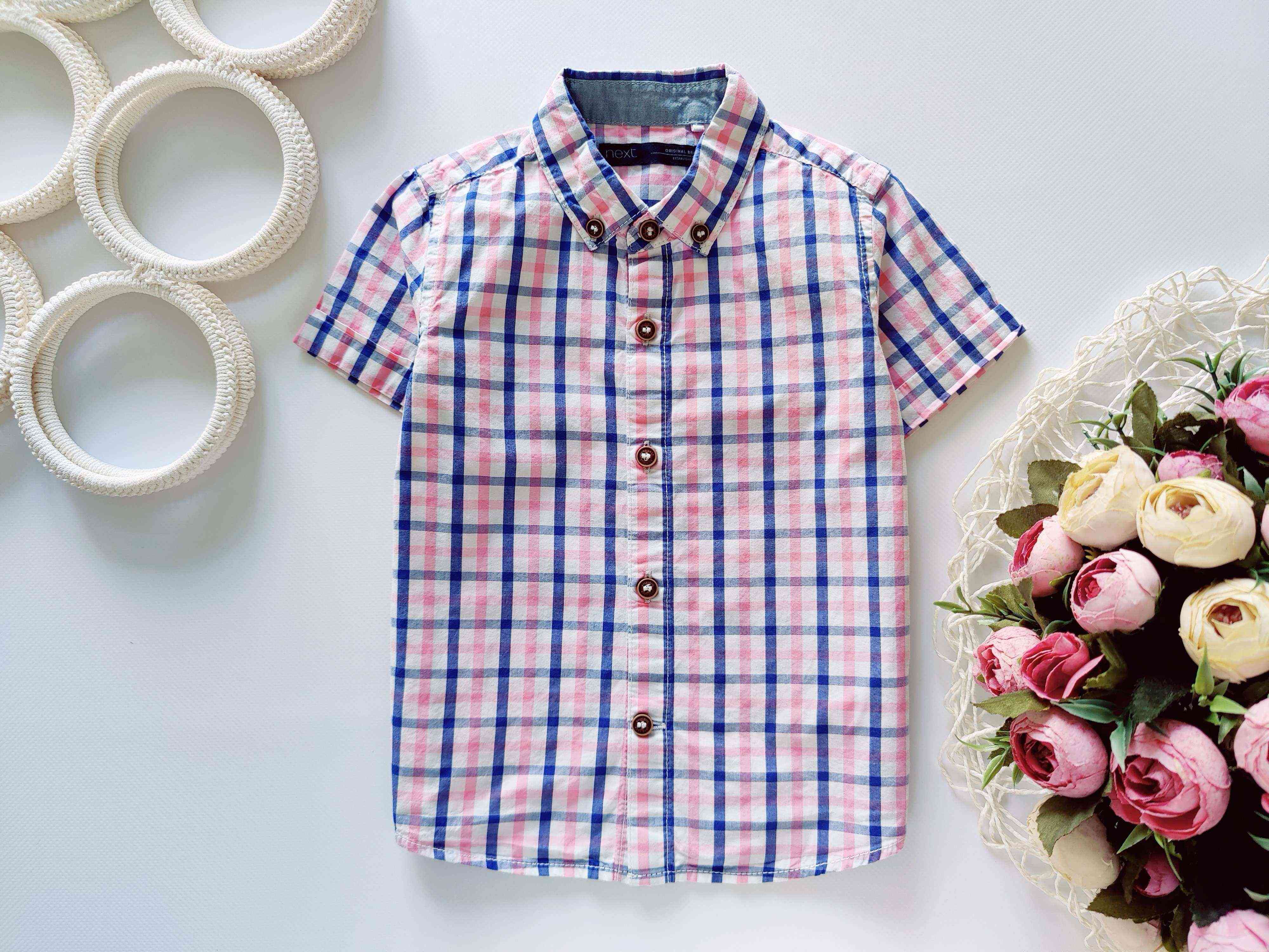 12,18 міс, зріст 86 Сорочка в клітинку