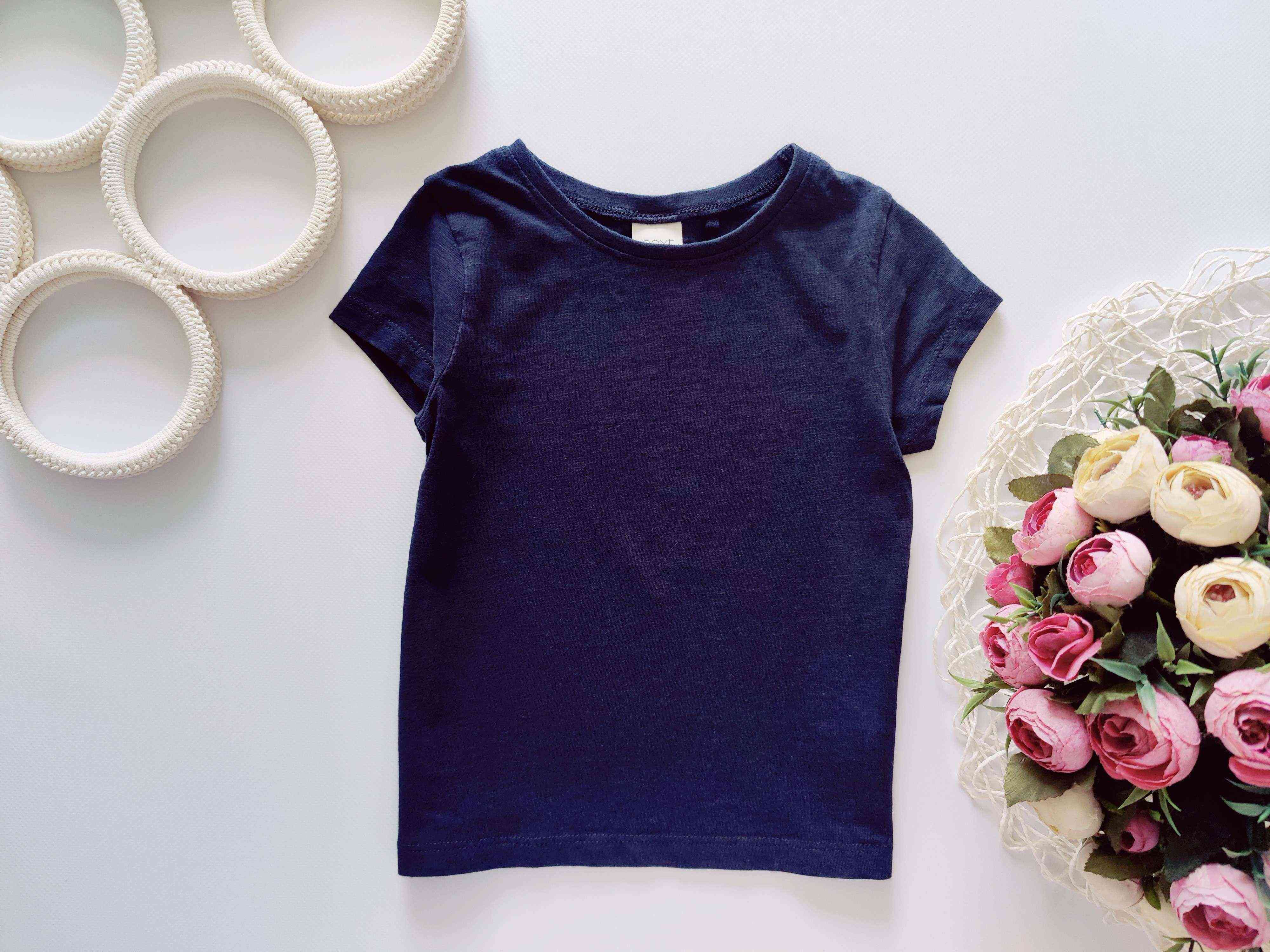 1,5,2 роки, зріст 92 Синя дитяча футболка