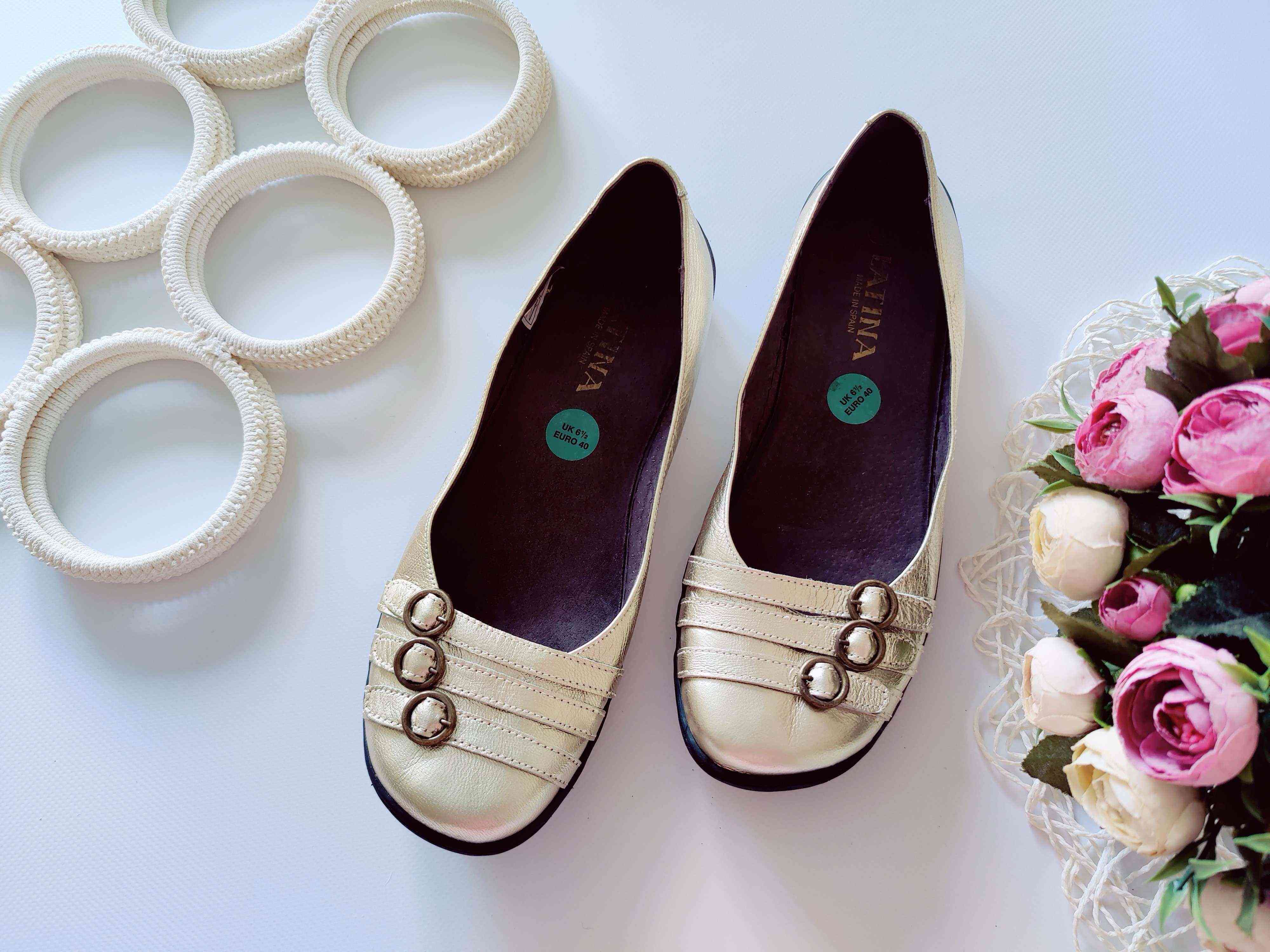 39-40 (26 см) Шкіряні туфлі