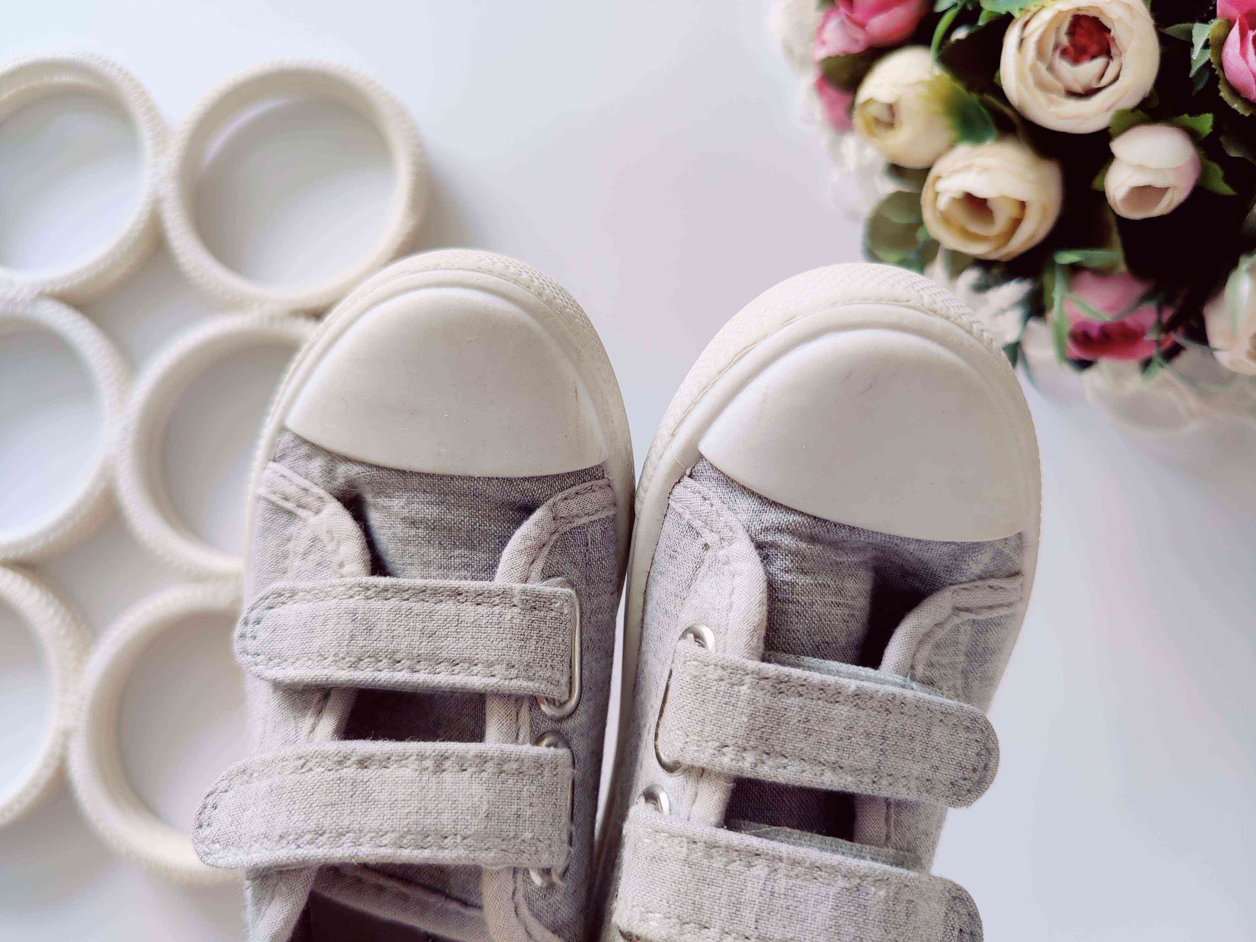 25 (15,5 см) Кеды на липучках с усиленныем носком