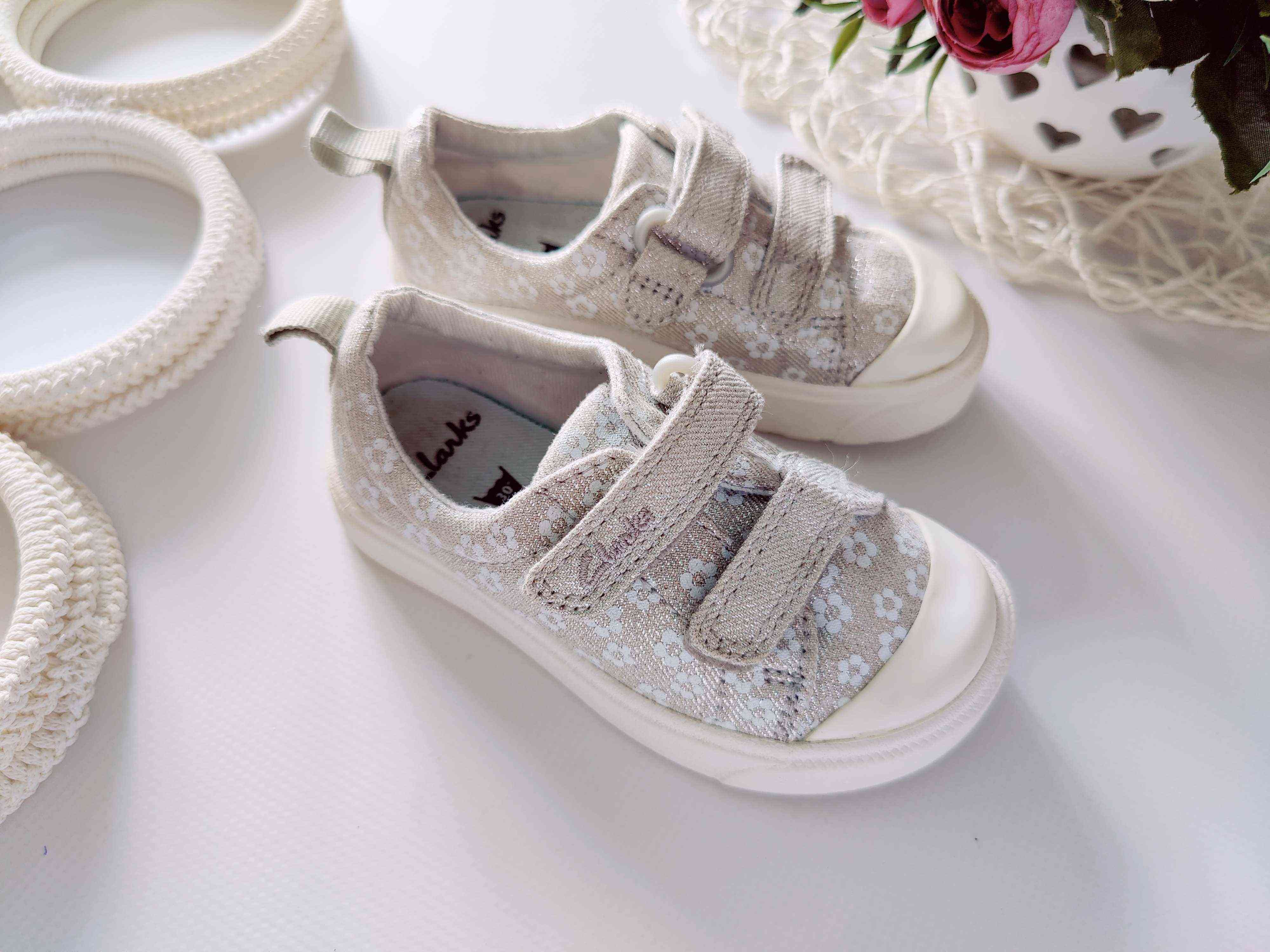 21 (13 см) Блестящие кеды для девочки