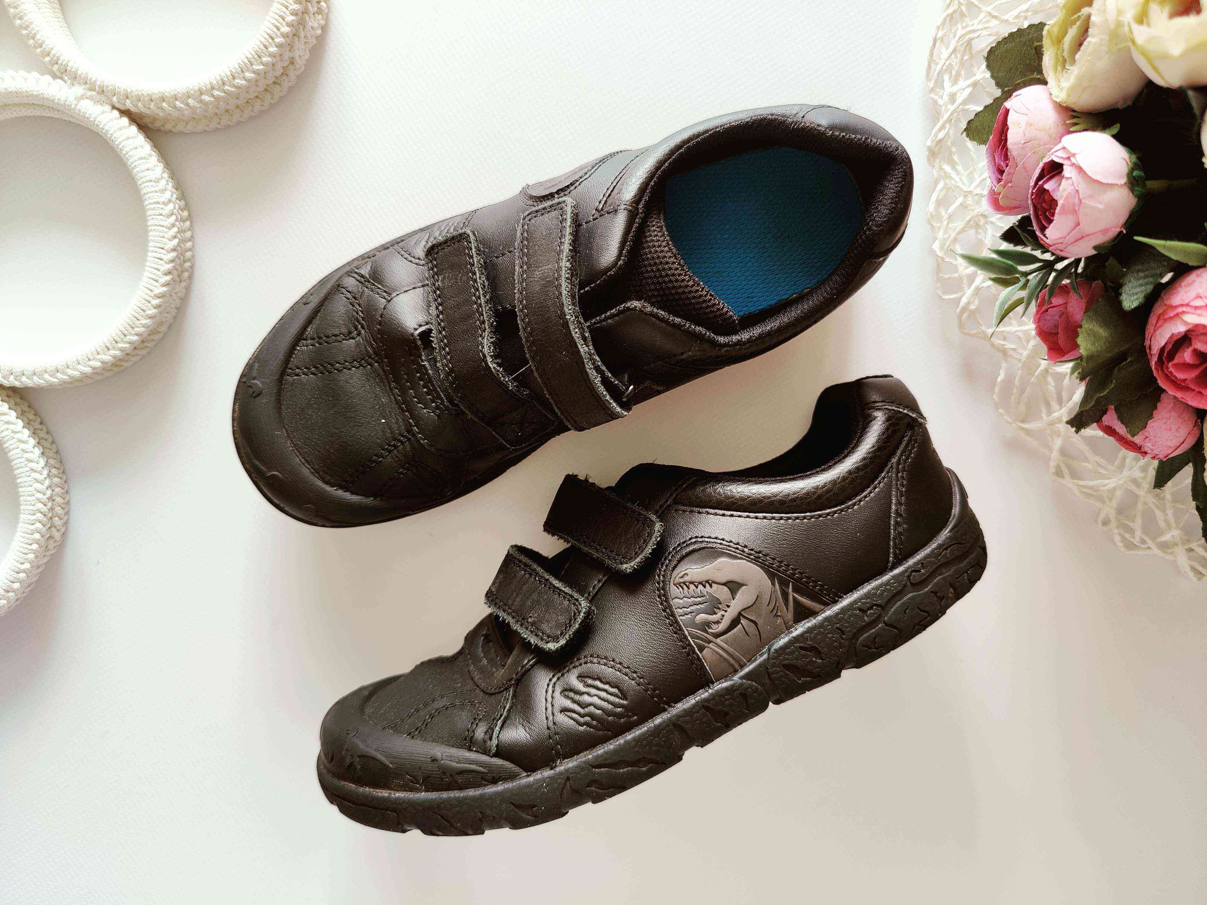 35 (22,5 см) Шкіряні демісезонні кросівки для хлопчика