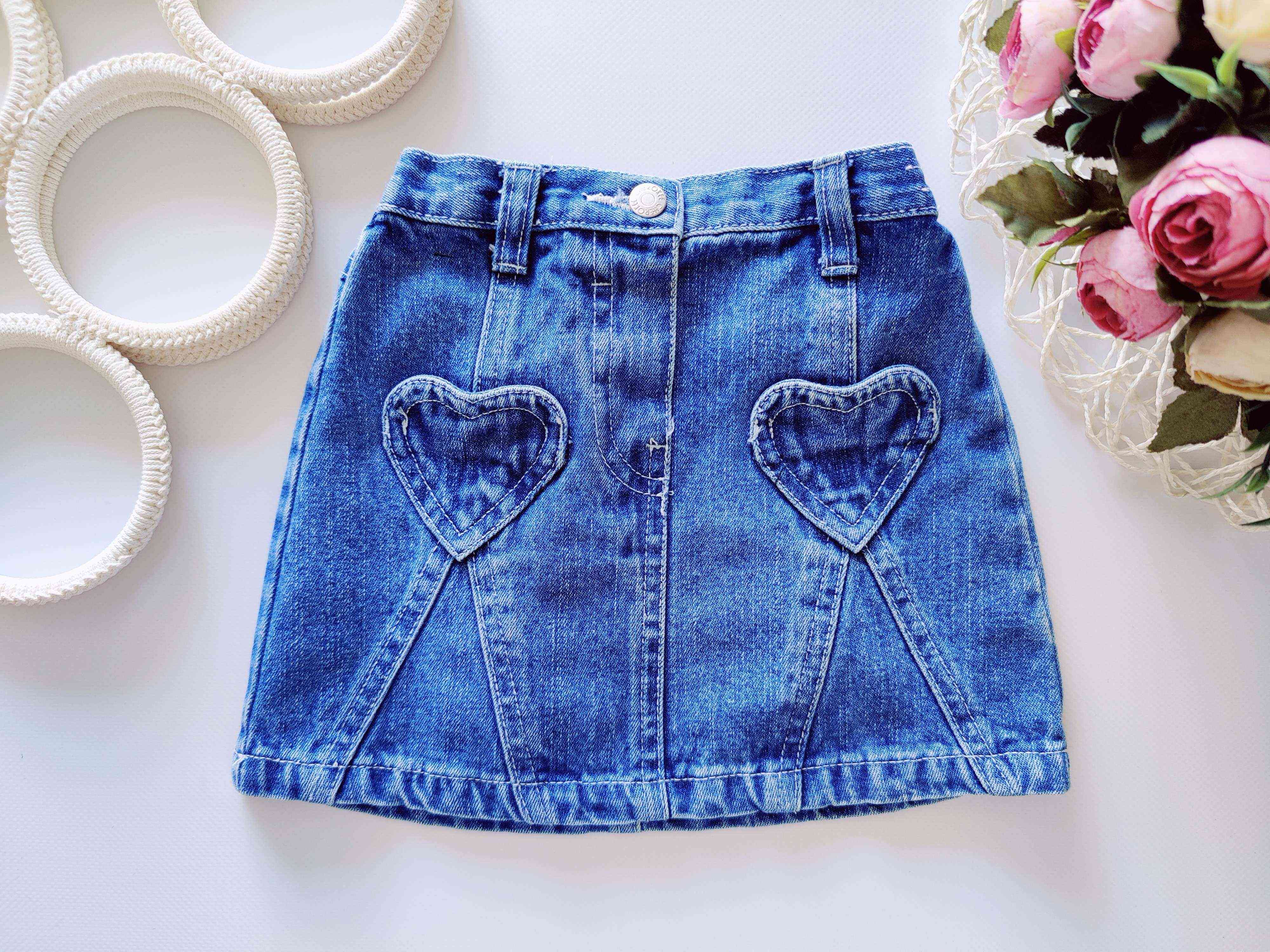 12,18 міс зріст 86 Джинсова спідниця