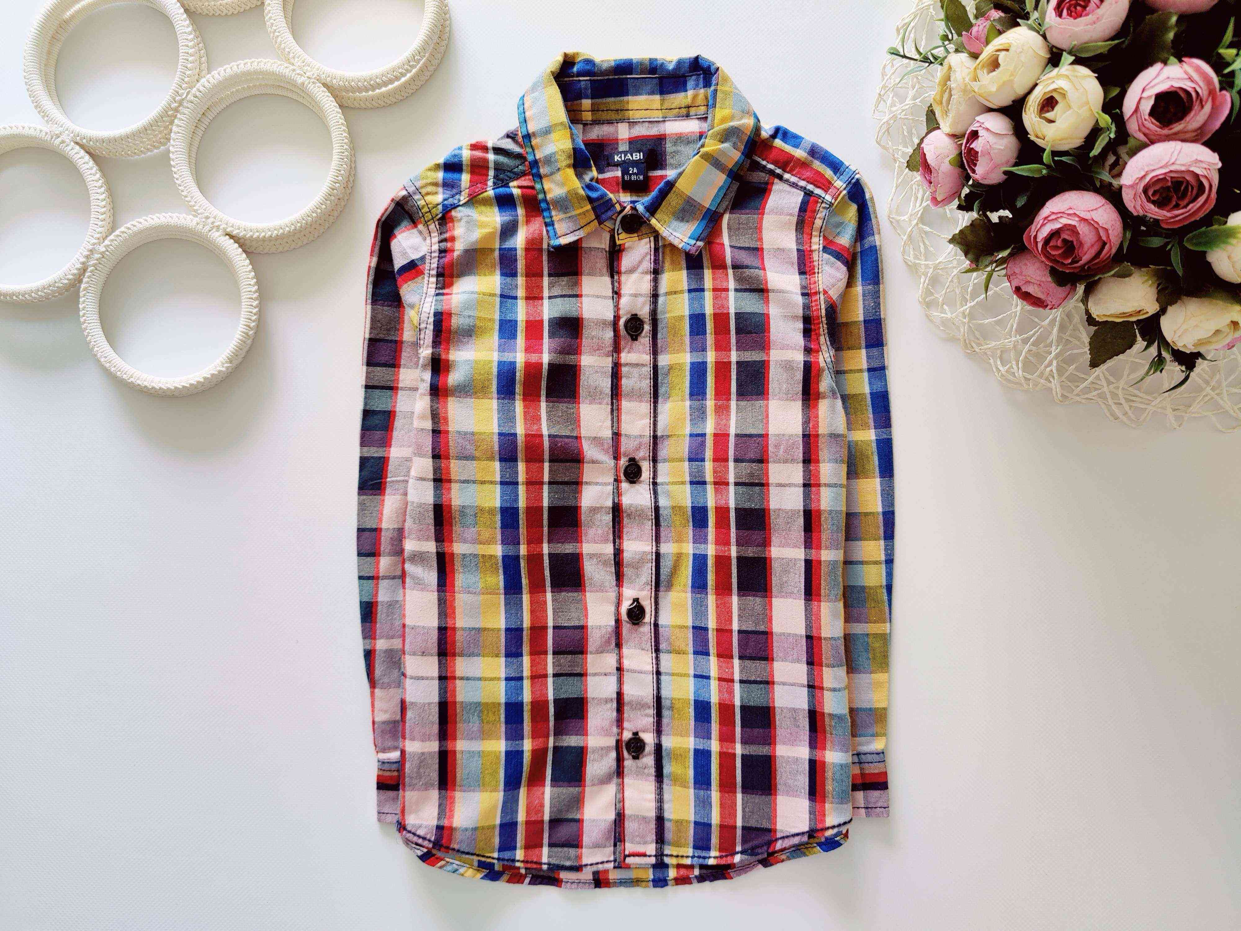 2,3 роки Сорочка в клітинку