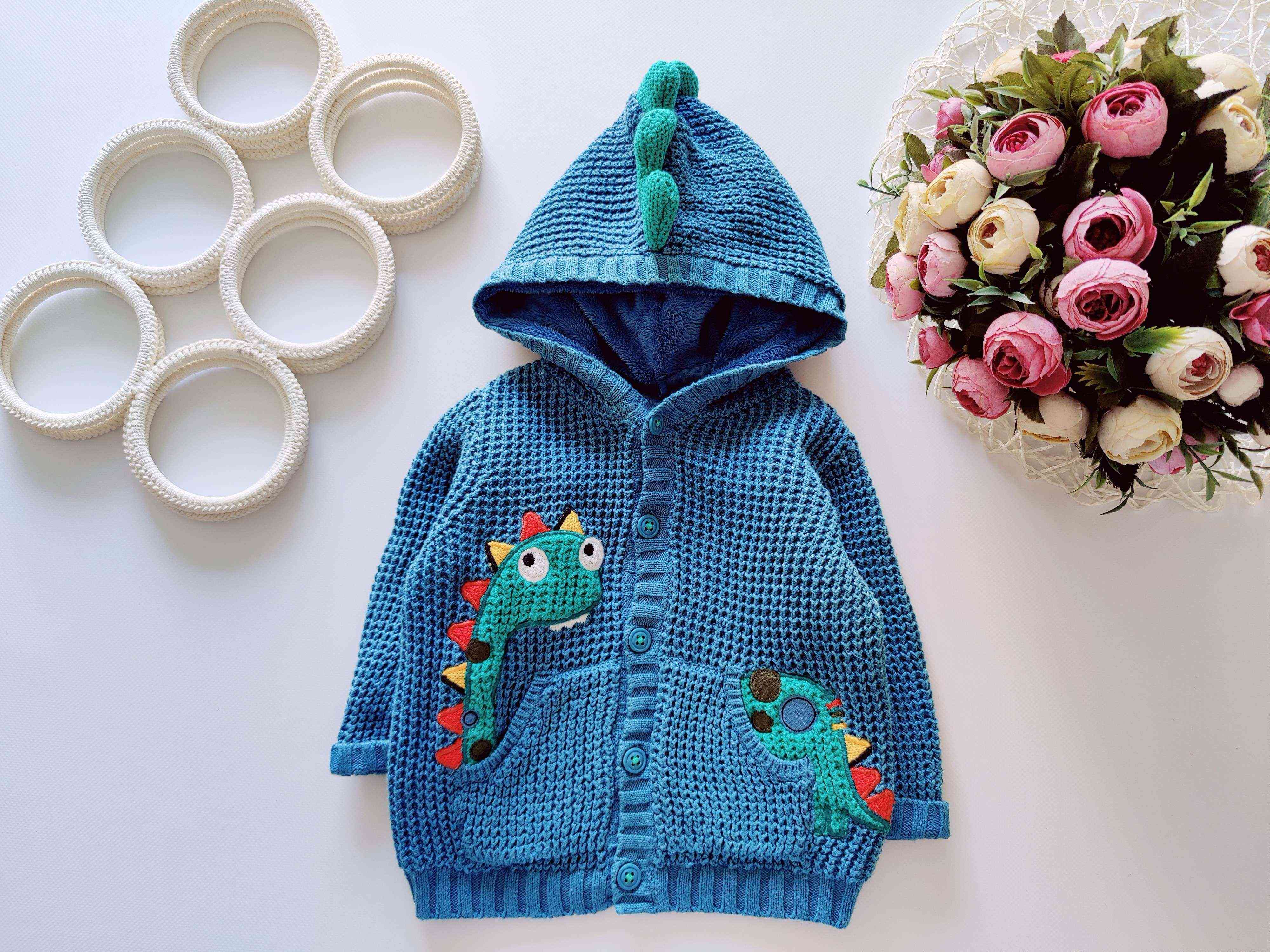 3,6 міс, зріст 62,68 Тепла красива дитяча кофта