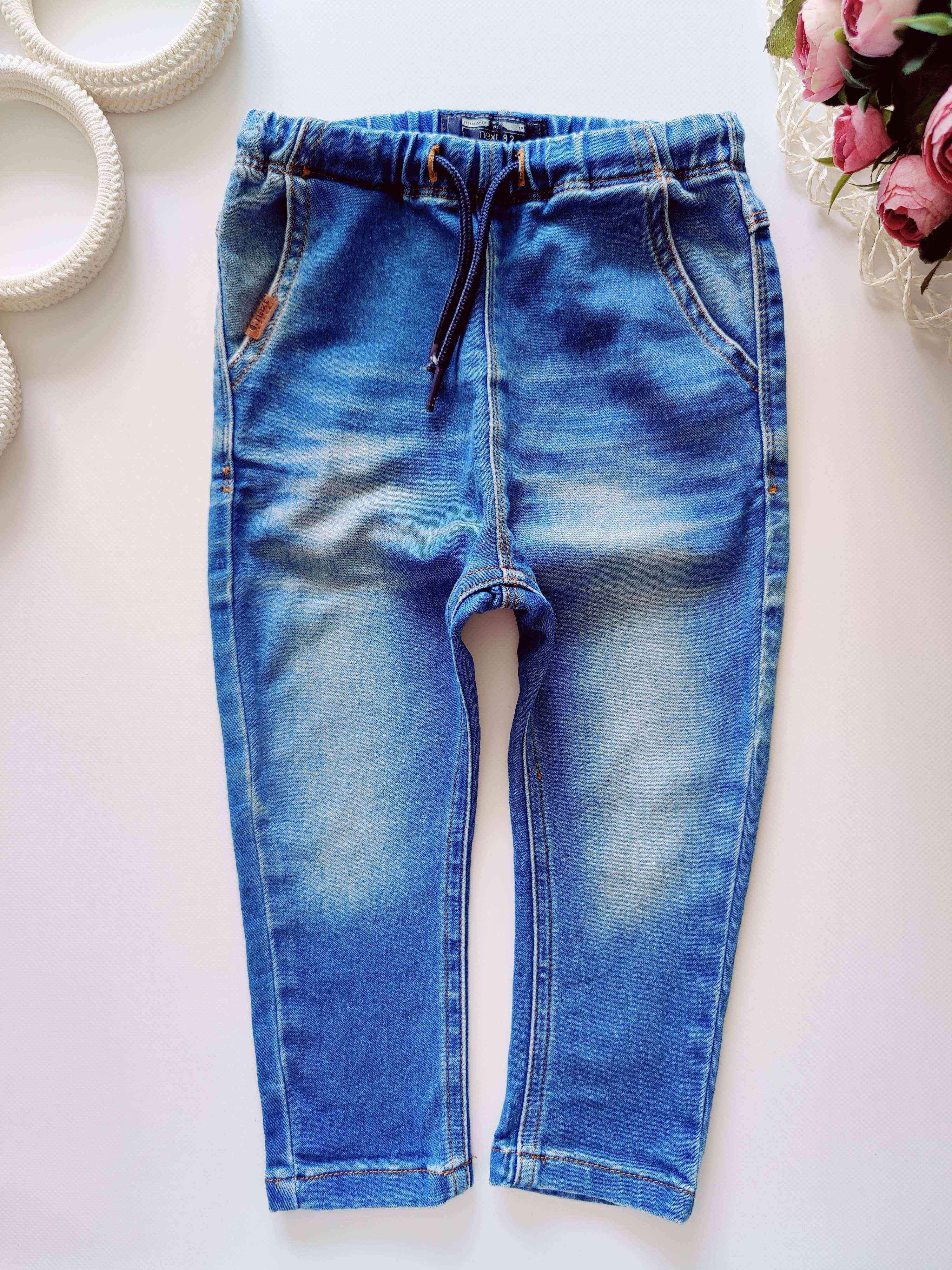 12,18 мес рост 86 Стрейчевые джинсы на резинке