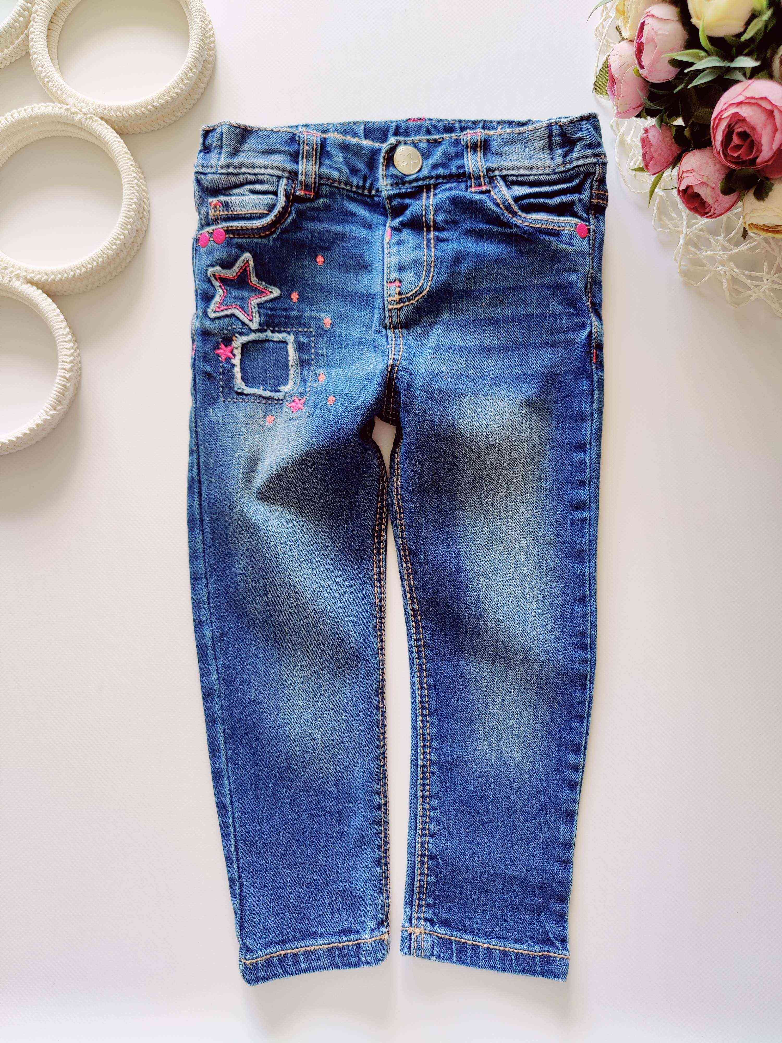 18,24 міс, зріст 92 Джинси для дівчинки