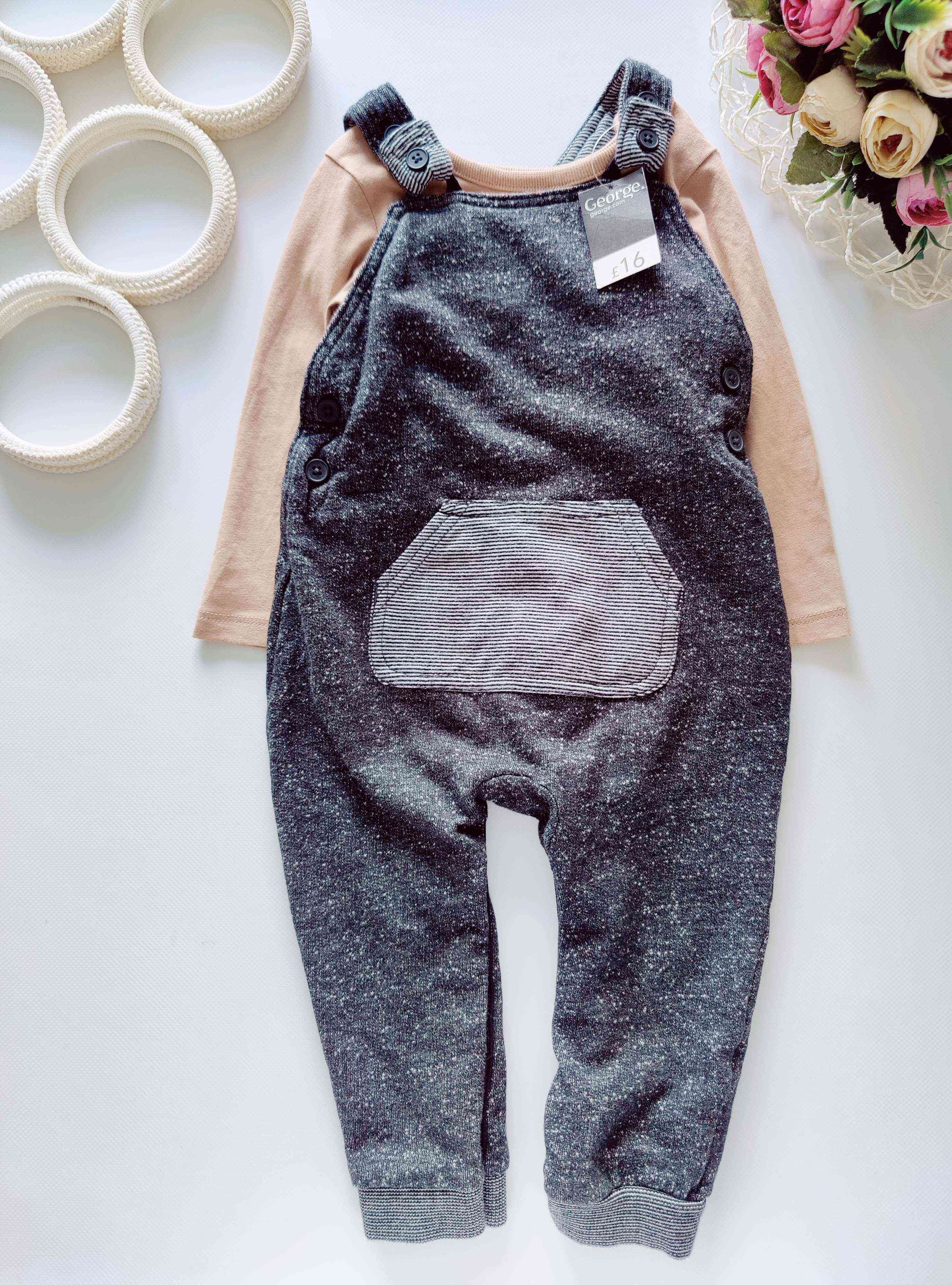 12,18 міс, зріст 80,86 Новий комбінезон реглан