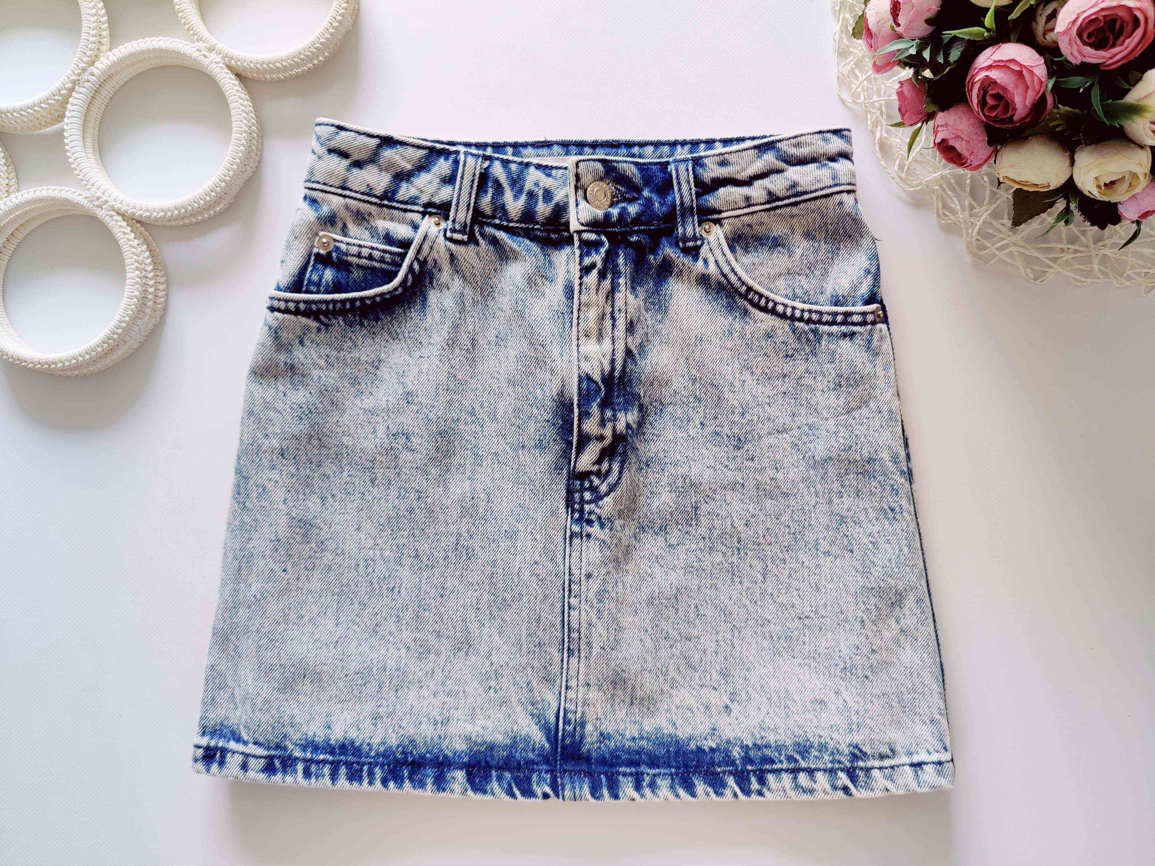 10 років, зріст 140 Красива джинсова спідниця