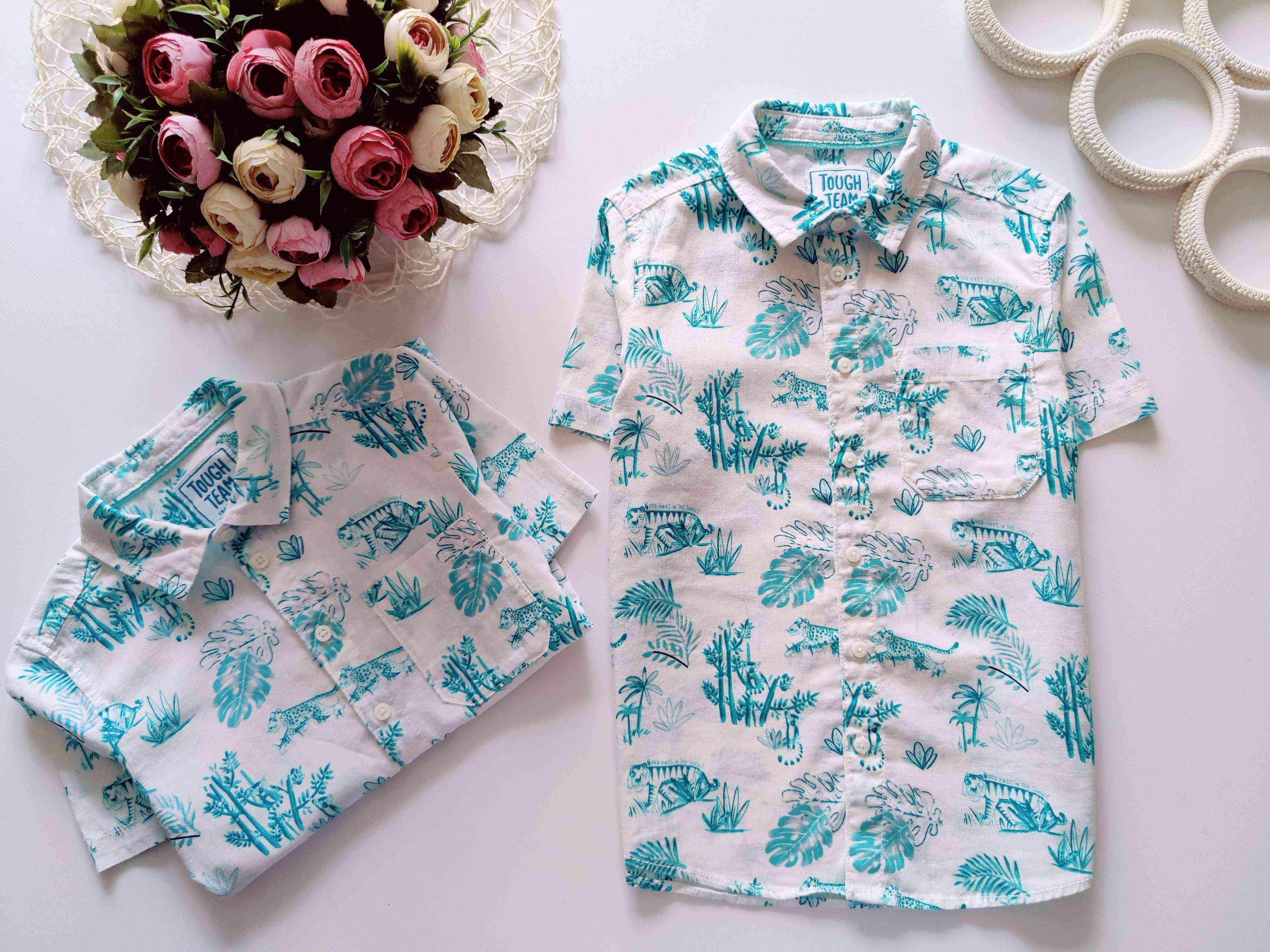 7 років, зріст 122 Літні лляні дитячі сорочки Palomino