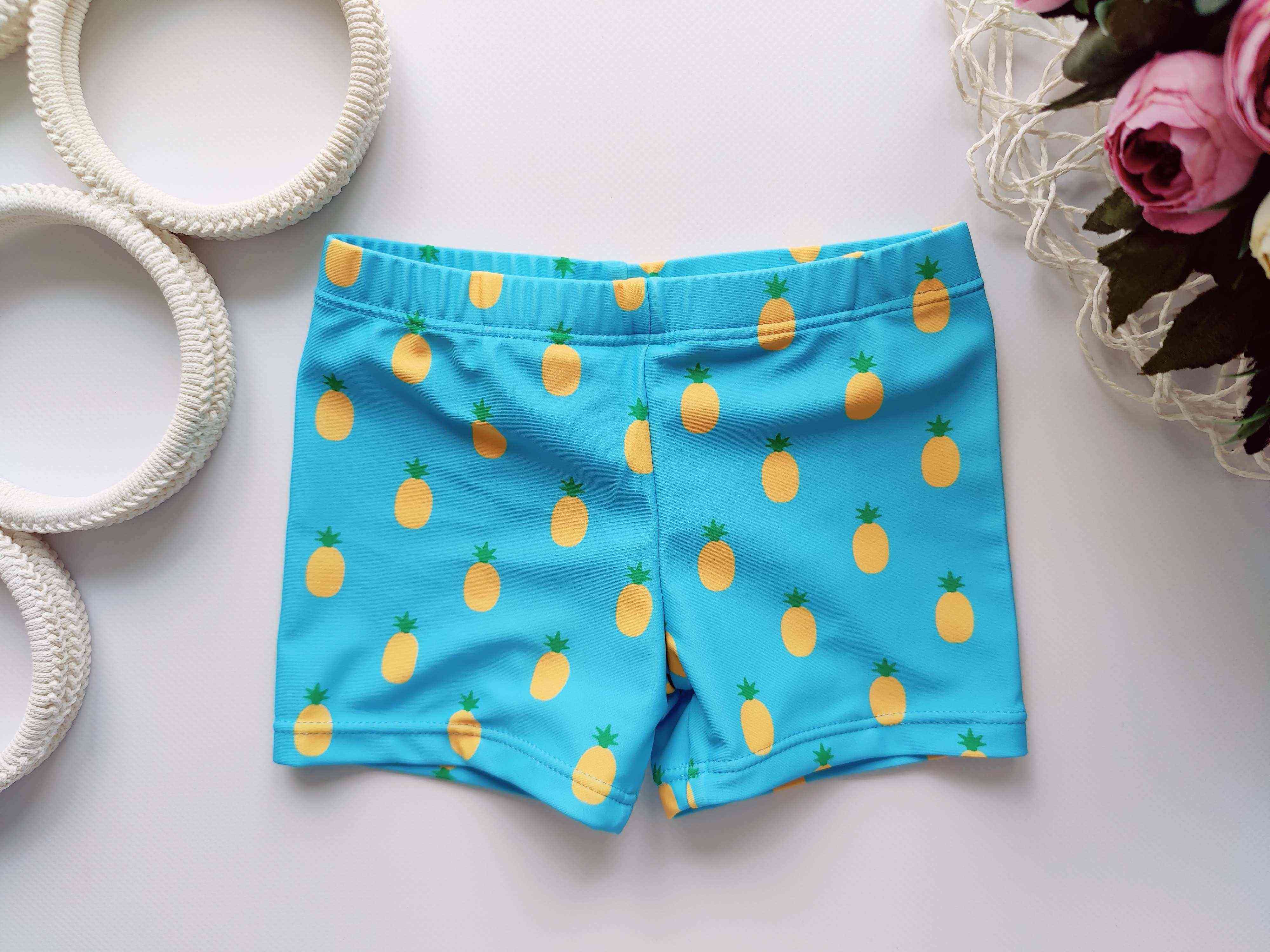 9,12 мес, рост 80 Новые плавки в ананасах