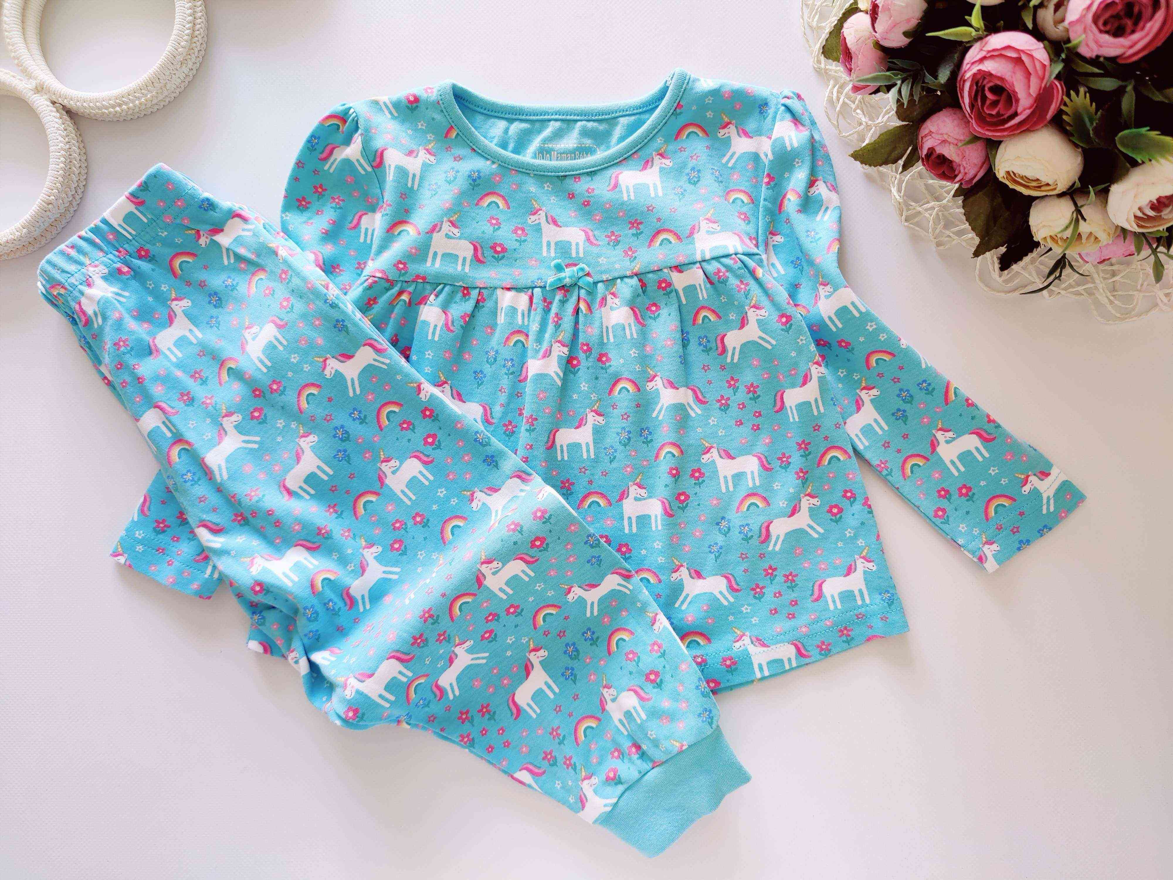 2,3 роки, зріст 92,98 Дитяча піжама з однорогами поні