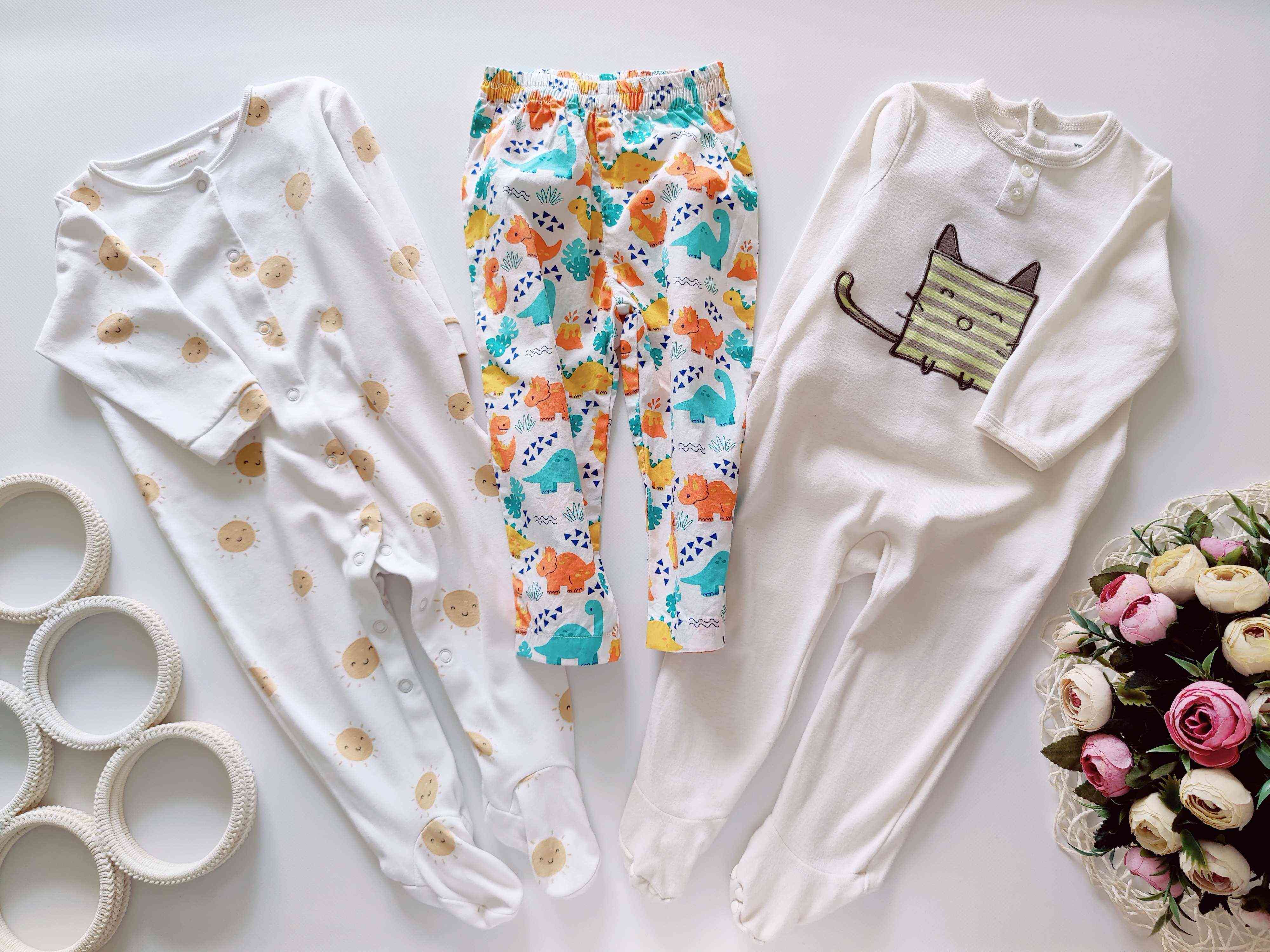 9,12 міс, зріст 74,80 Комплект чоловічків та штани