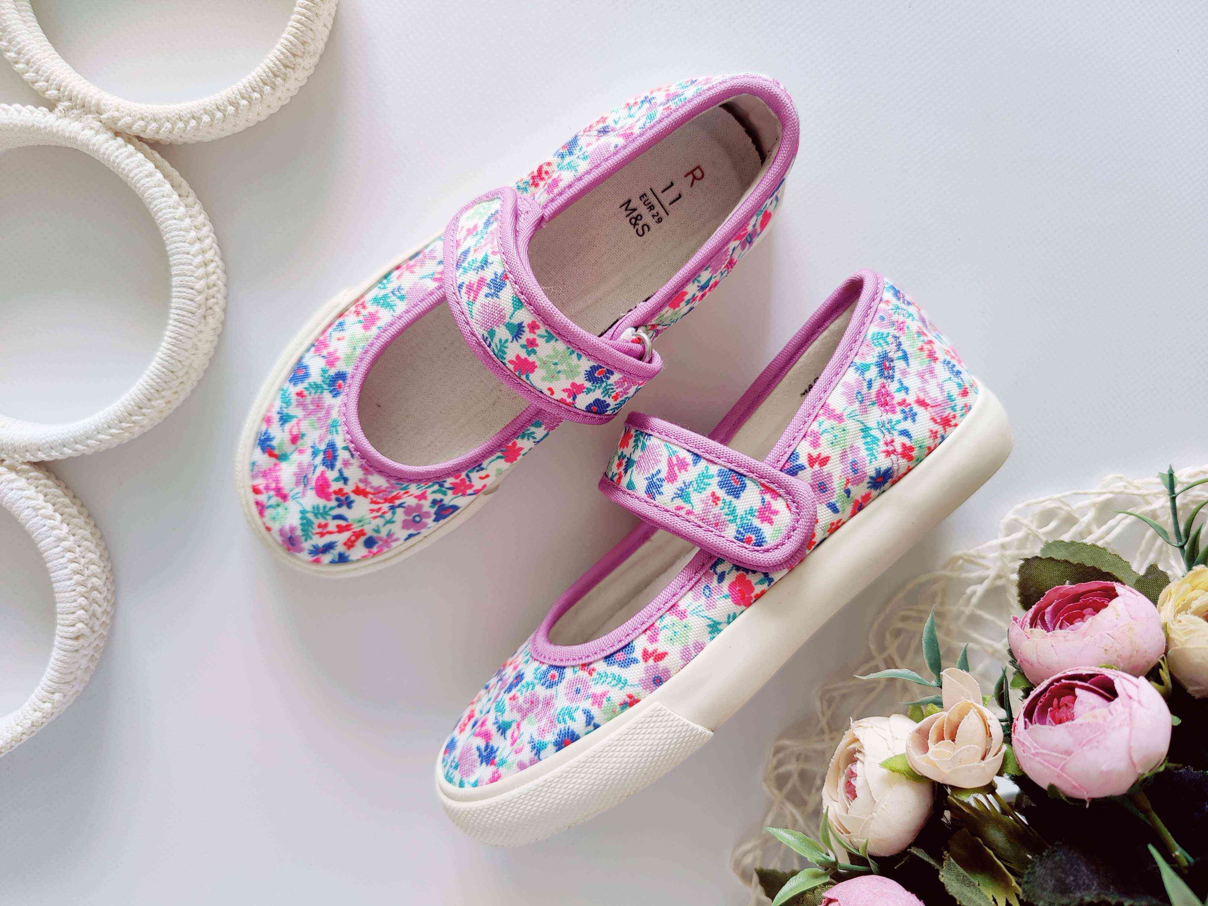 29 (19 см) Квіткові дитячі кеди