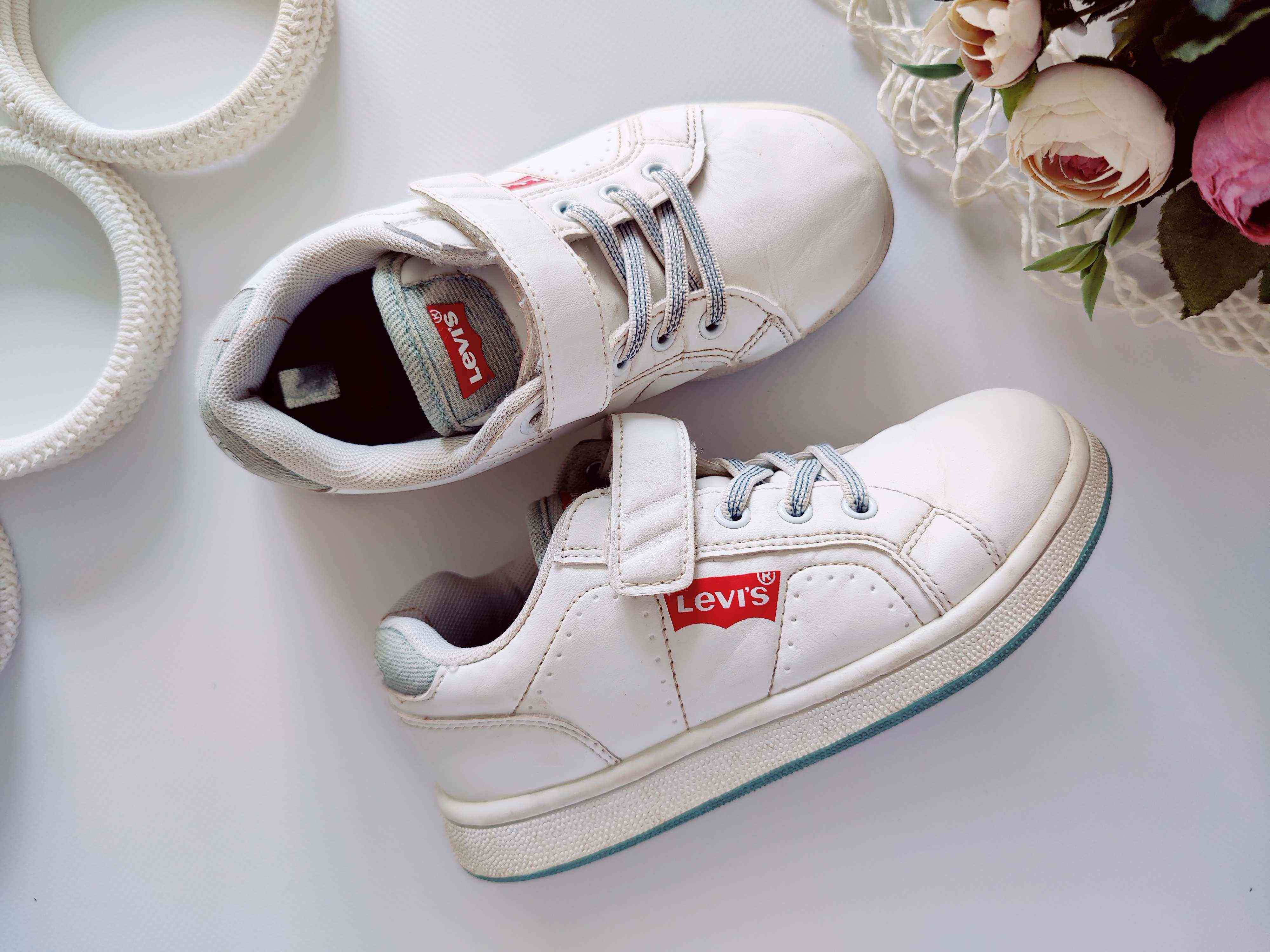 29 (19 см) Шкіряні кросівки на липучці