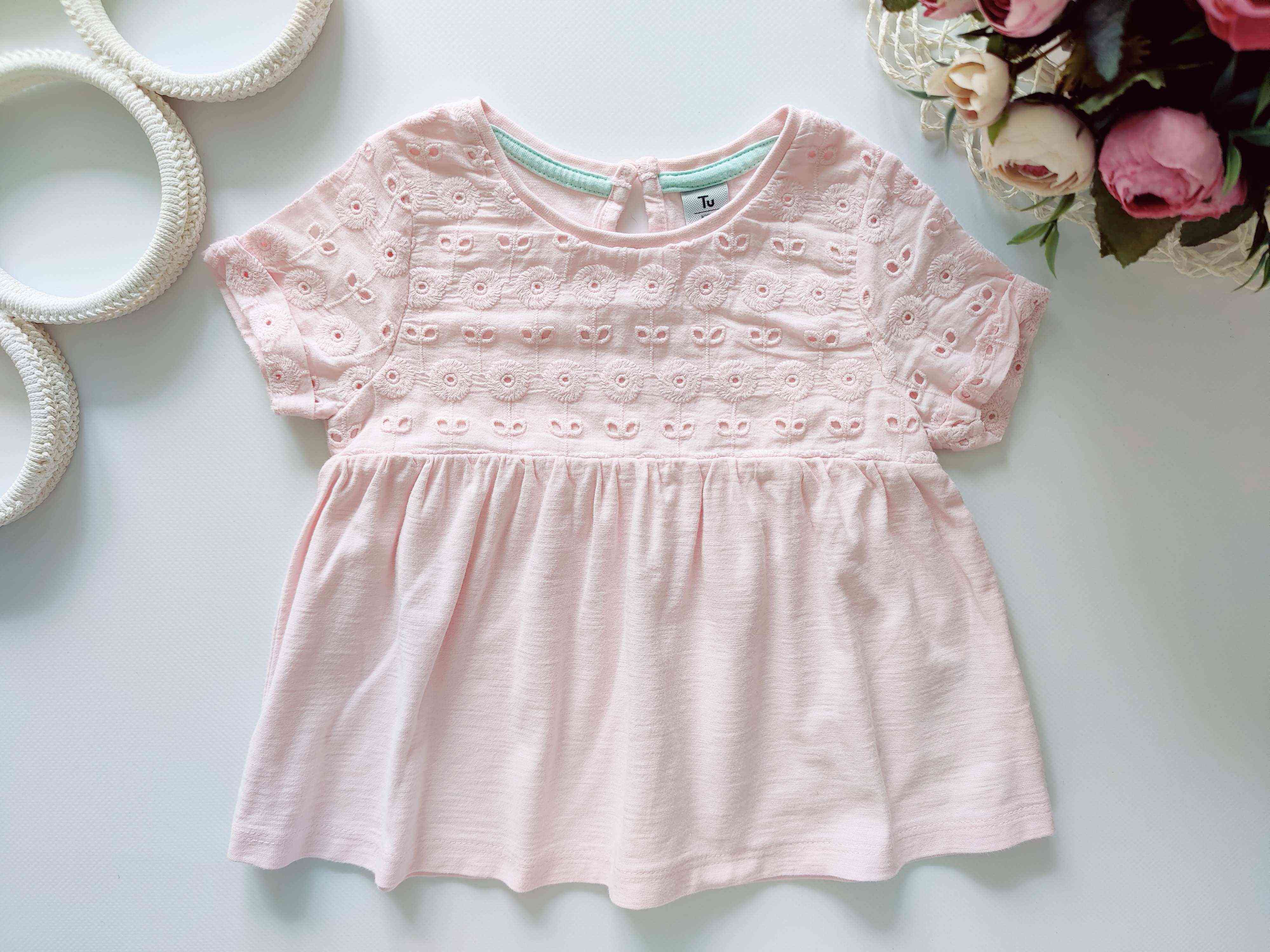 12,18 міс, зріст 80,86 Футболка для дівчинки