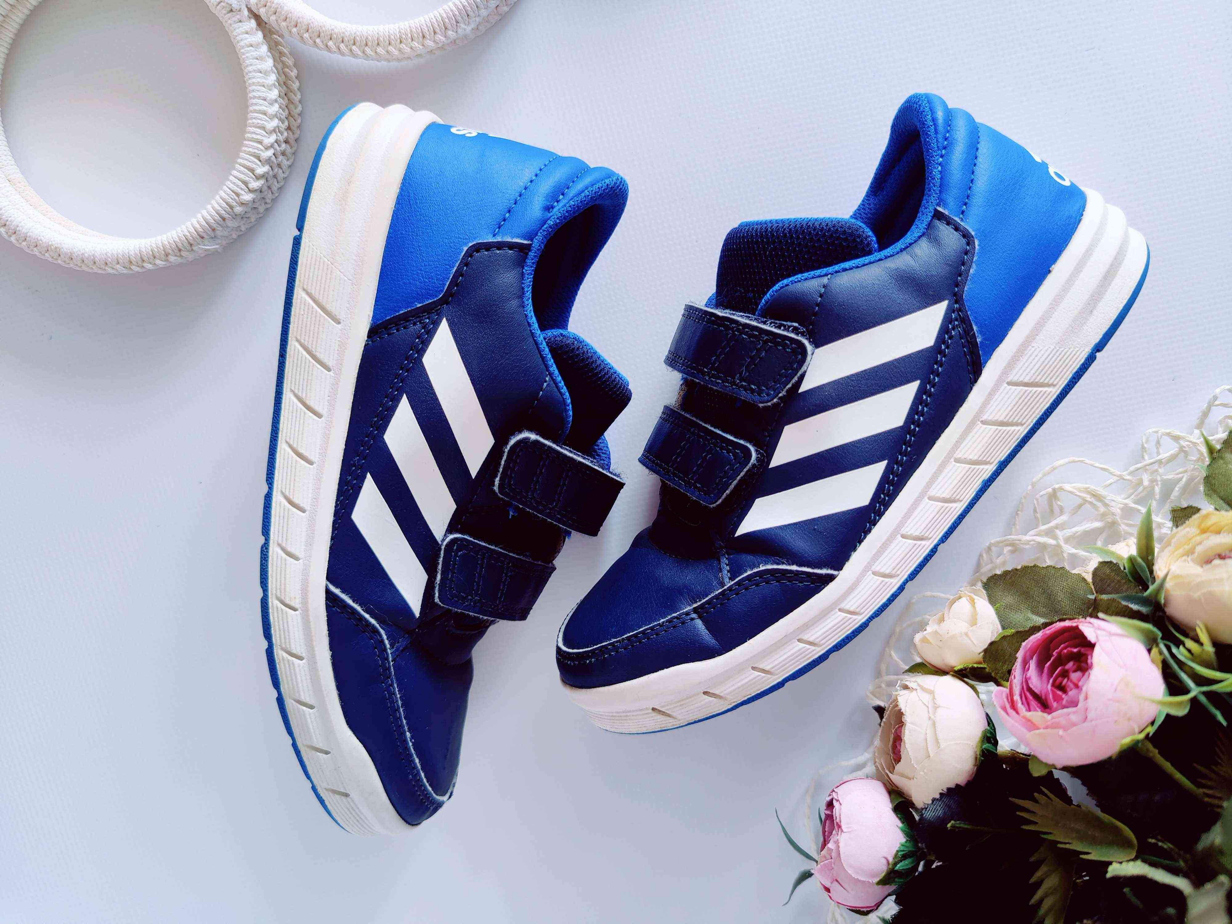 31 (20,5 см) Кожаные кроссовки на липучках