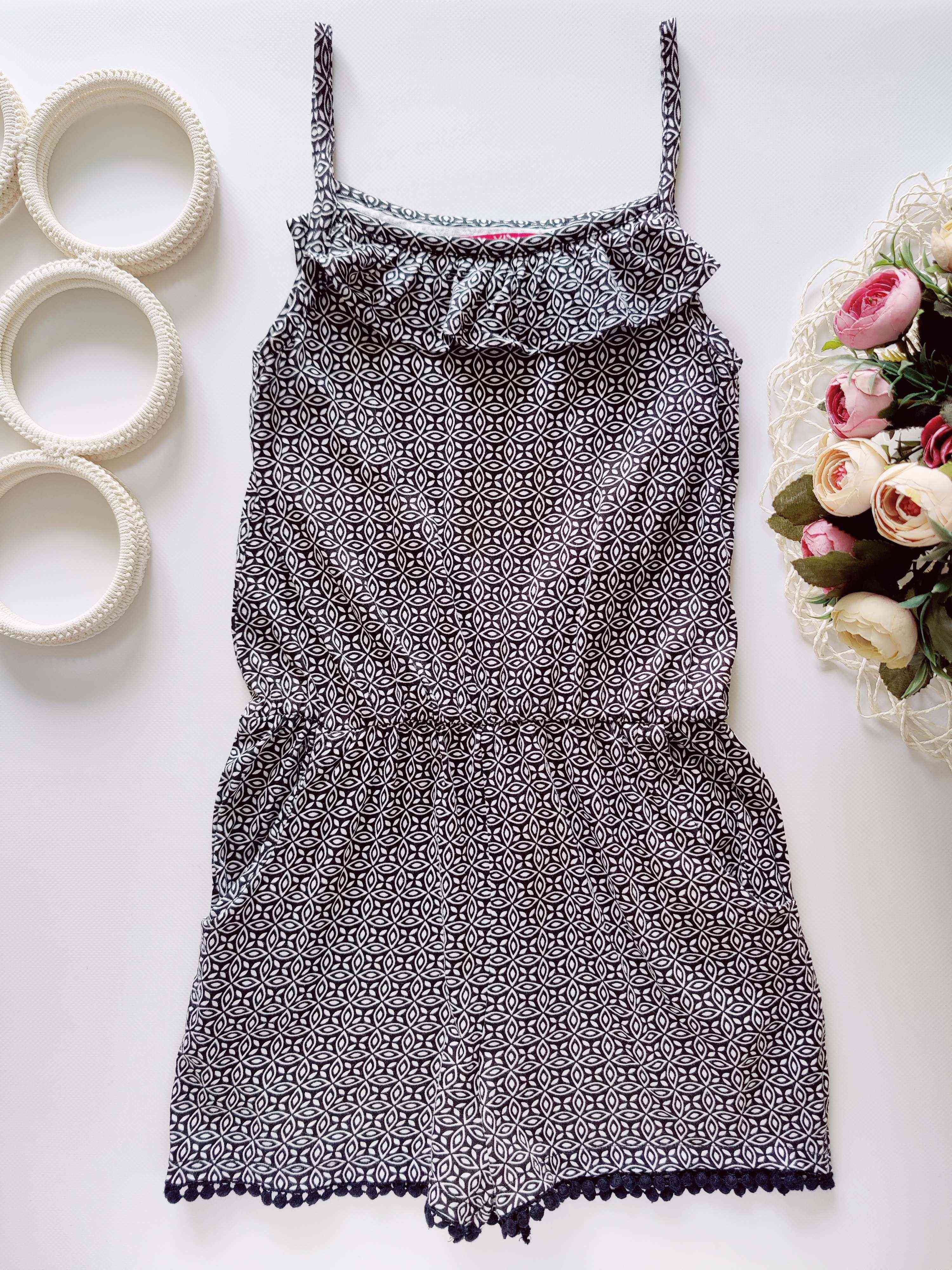 8,9 лет, рост 134 Летний ромпер