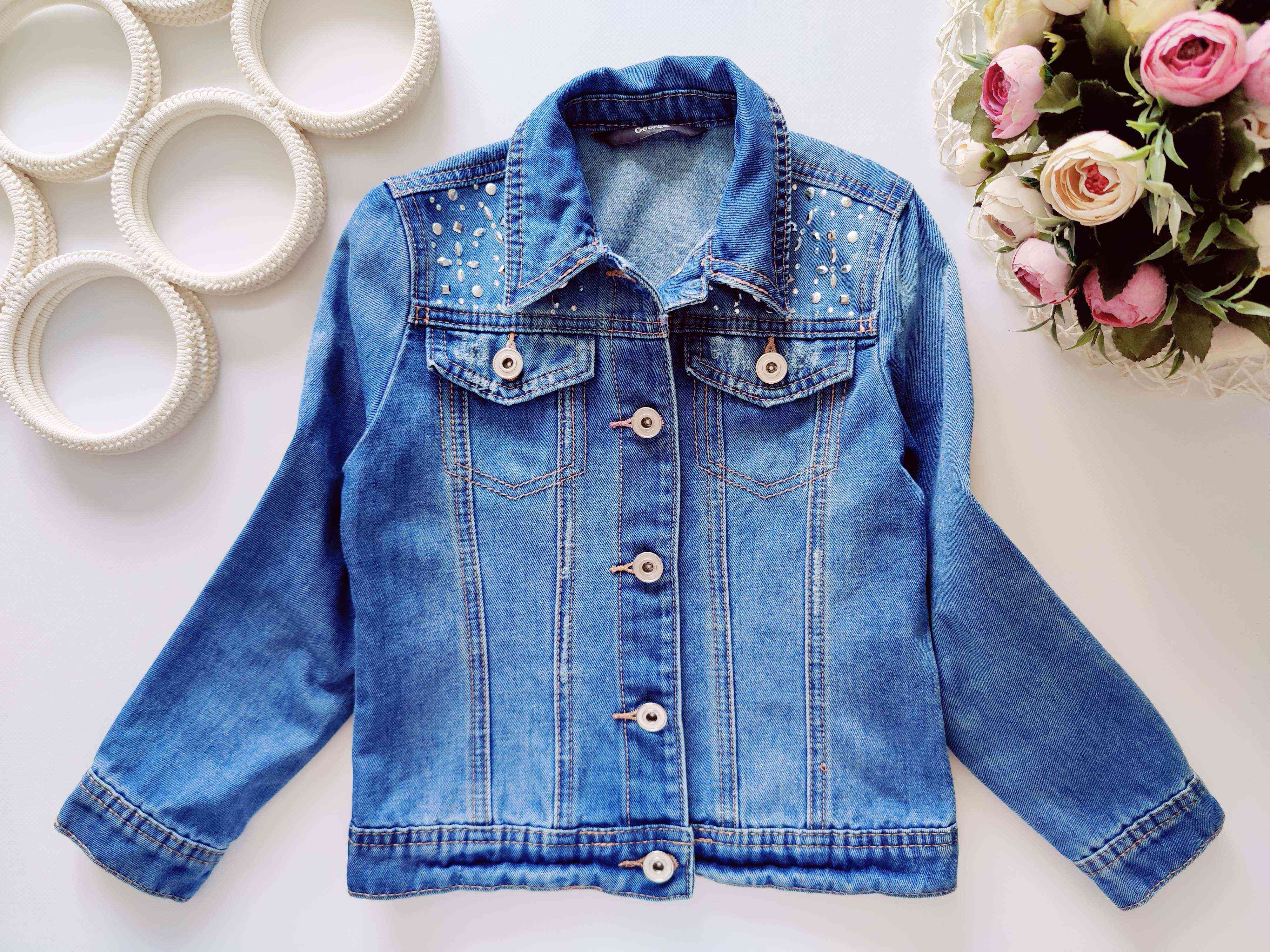 6,7 років, зріст 116,122 Джинсівка для дівчинки
