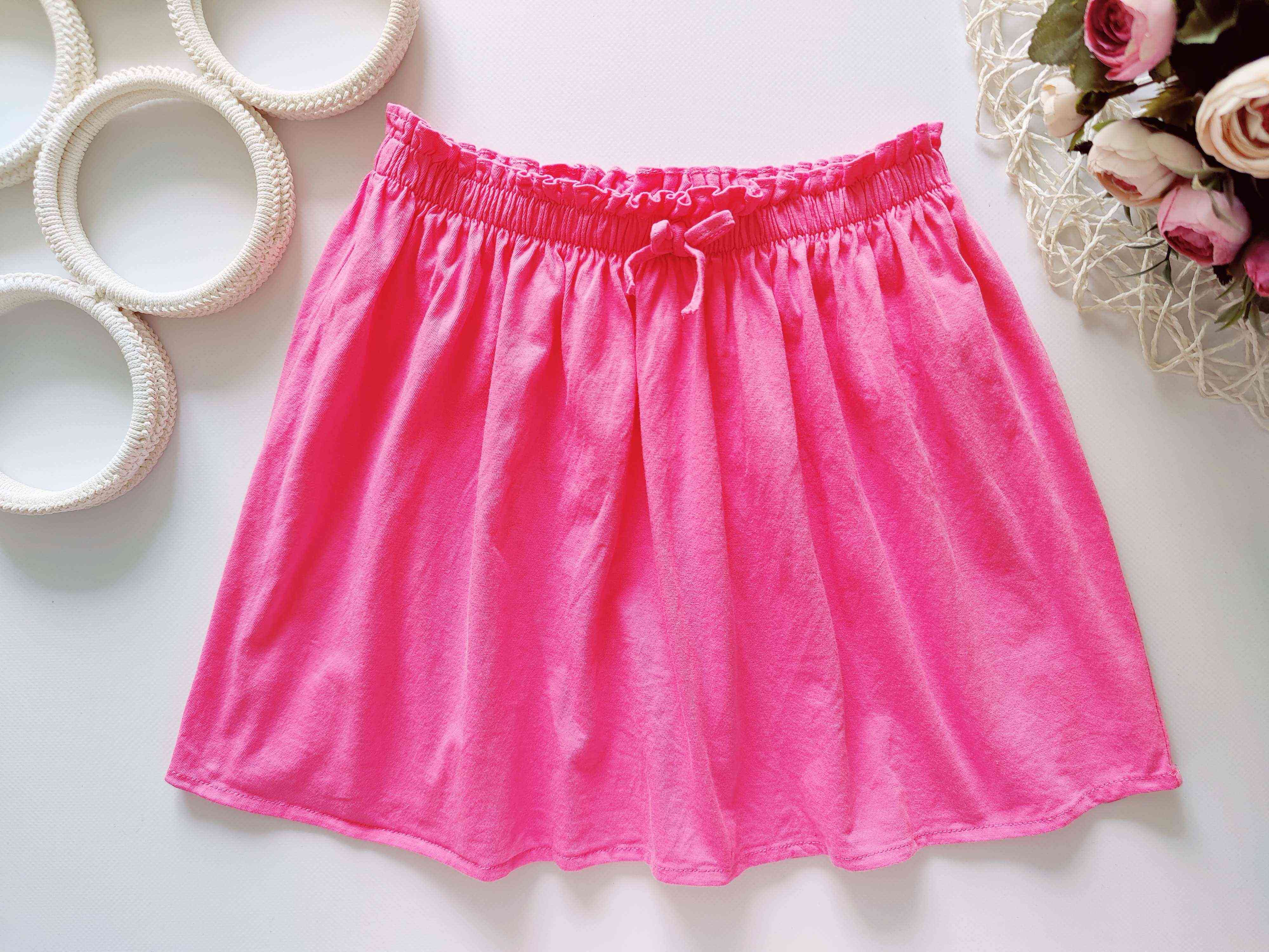 4,6 років, зріст 110,116 Трикотажна рожева спідниця