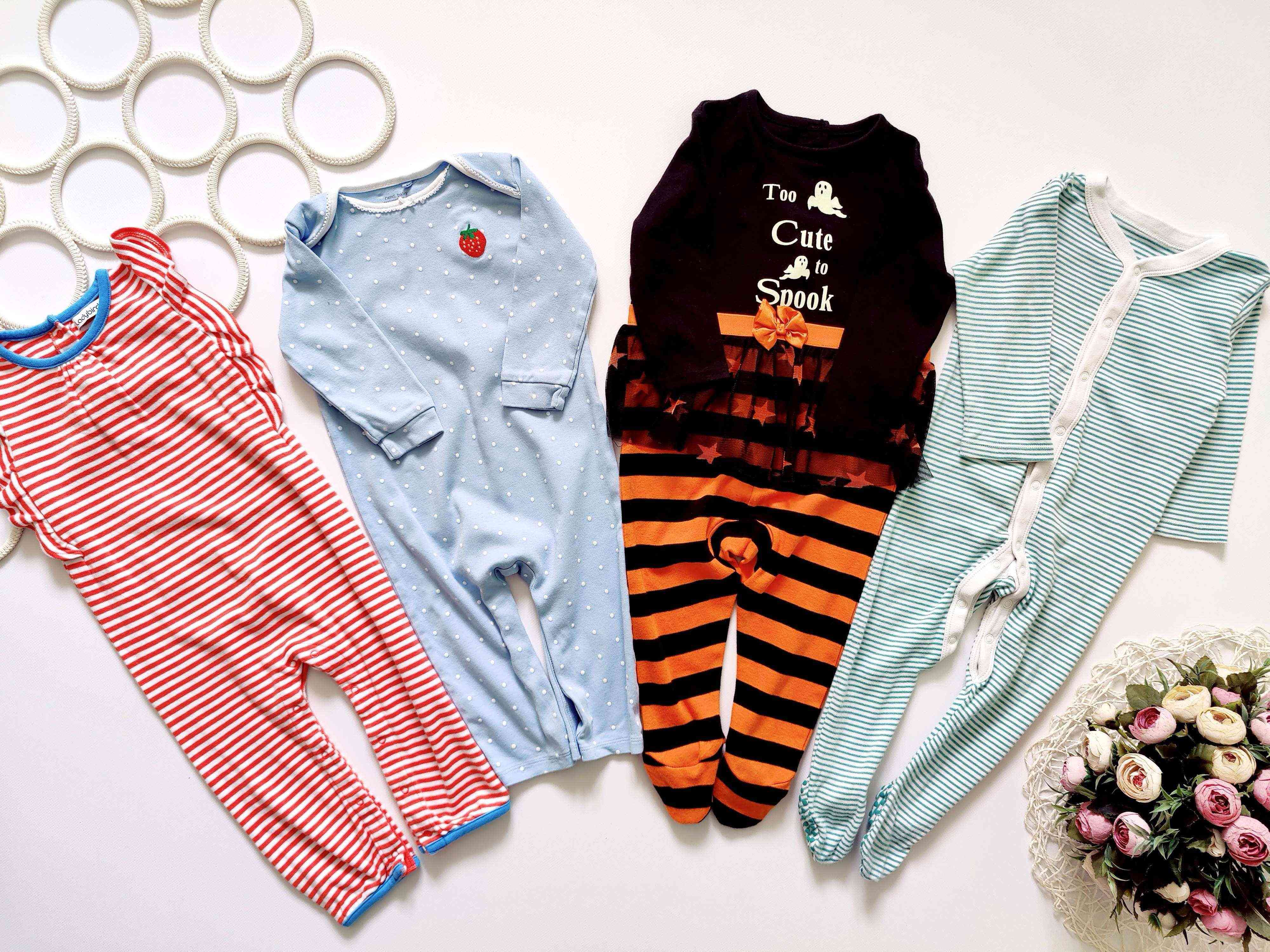 12,18 міс, зріст 83,86 Новий ромпер і три чоловічки