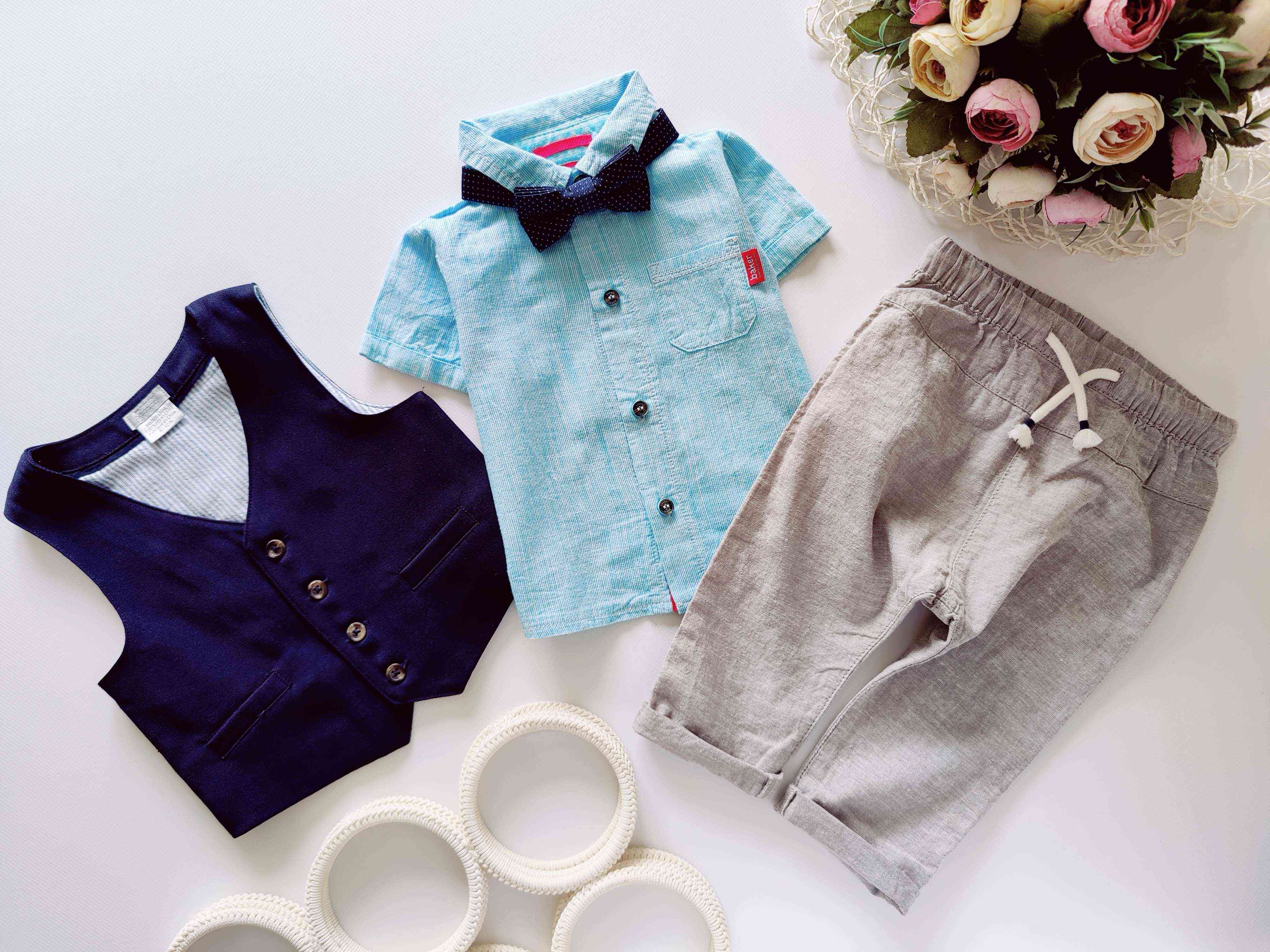 6-12 мес, рост 74-80 Нарядный костюм для мальчика