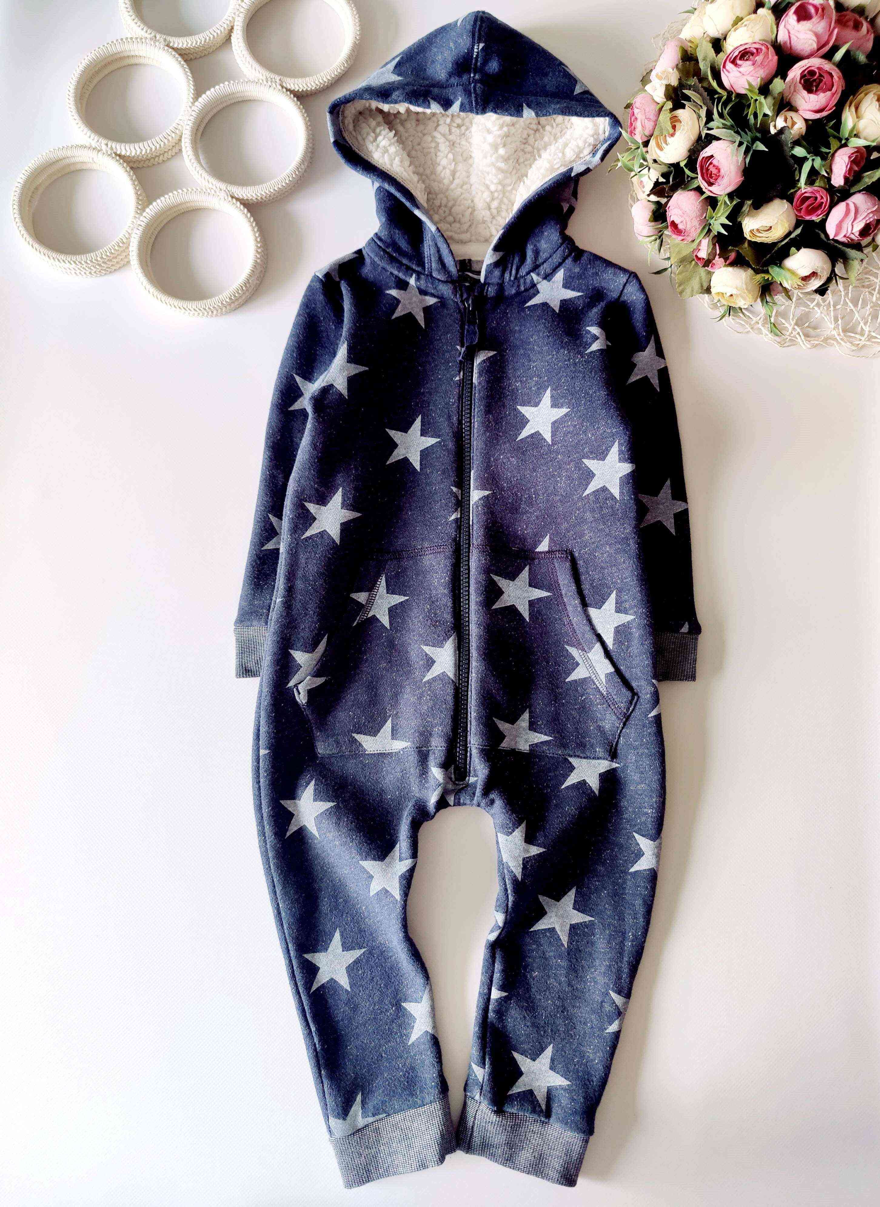 1,5,2 роки, зріст 92 Теплий ромпер