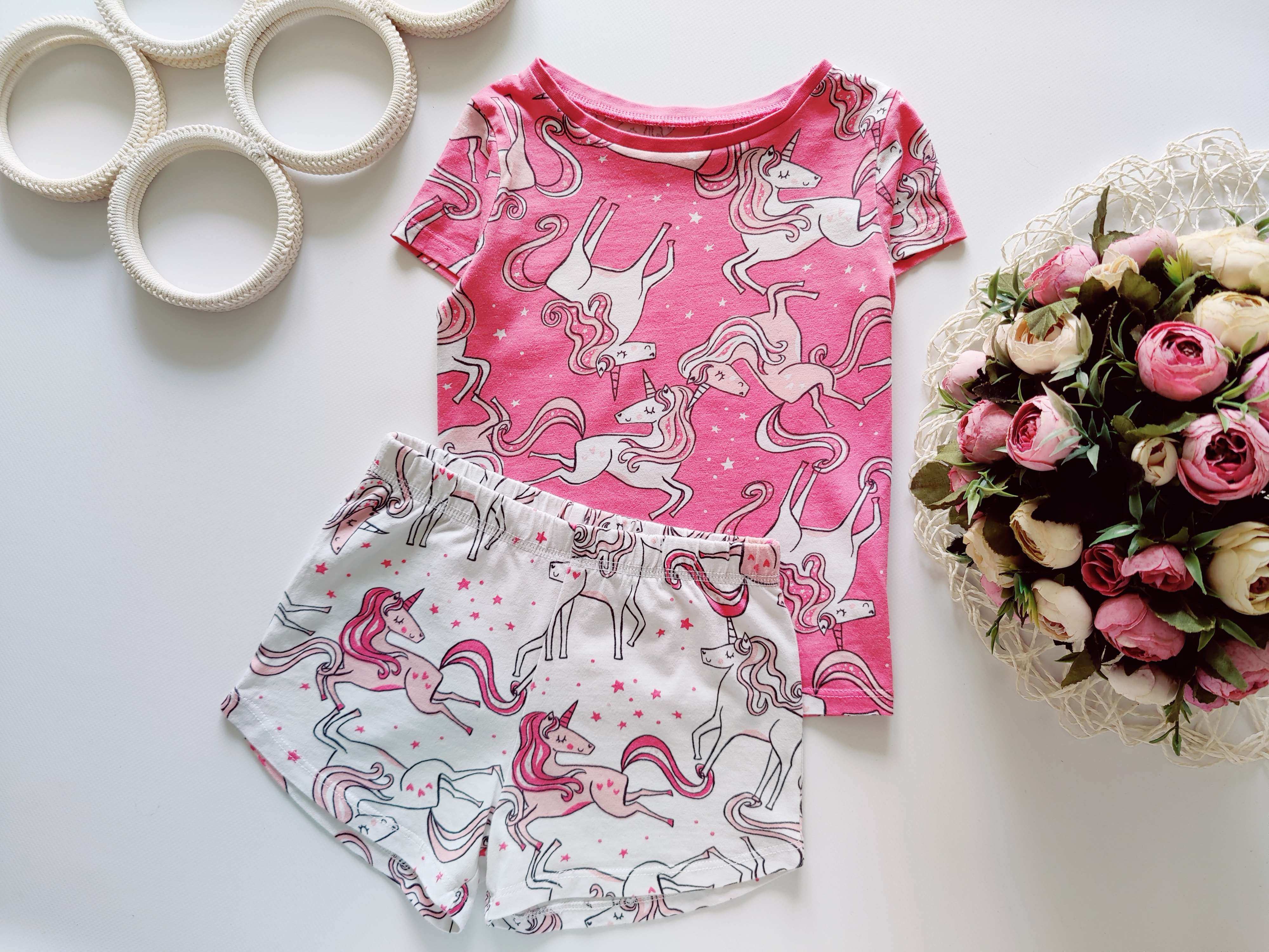 3,4 года, рост 98,104 Летний костюм для девочки