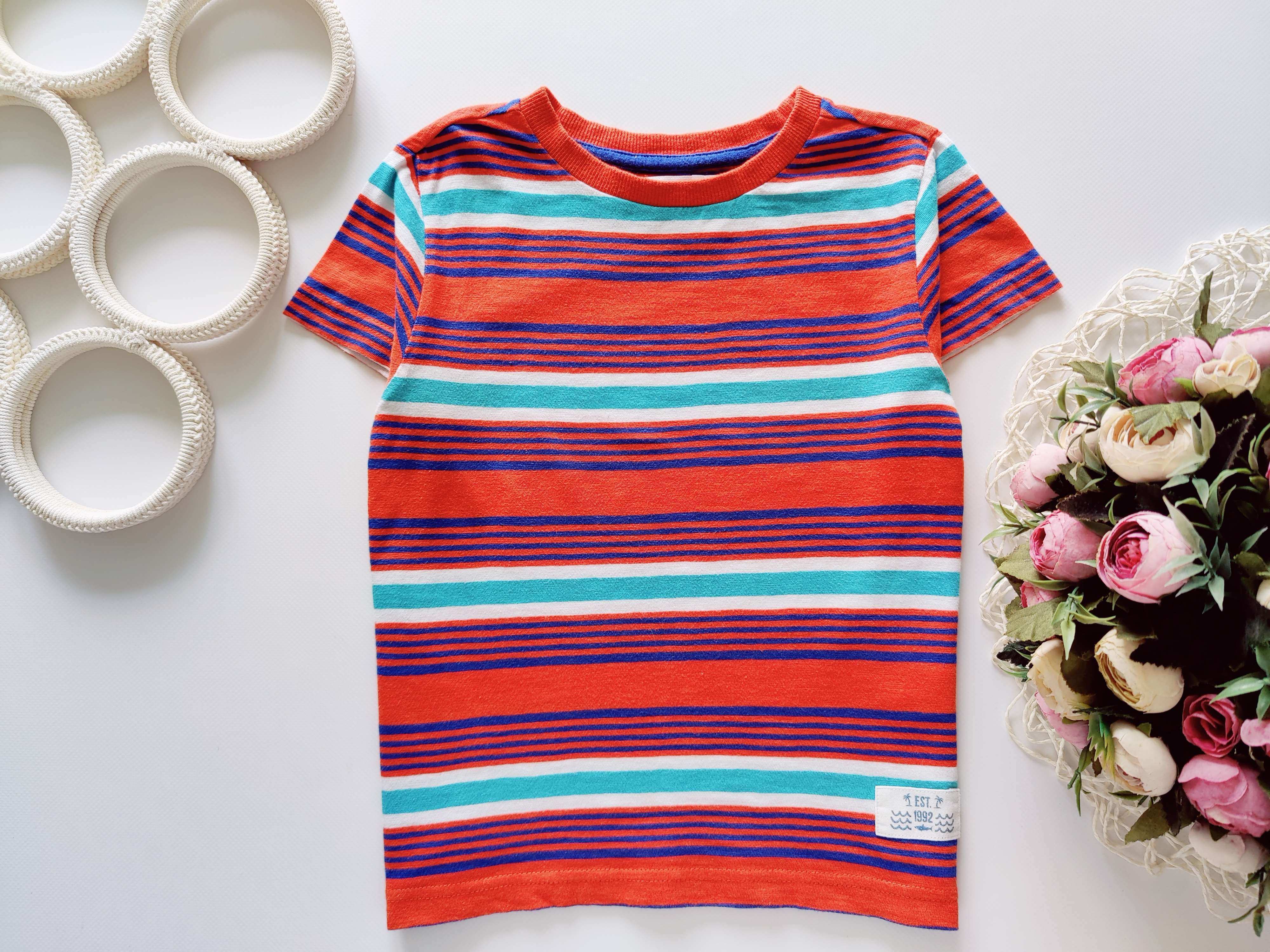 3,4 роки, зріст 104 Смугаста футболка