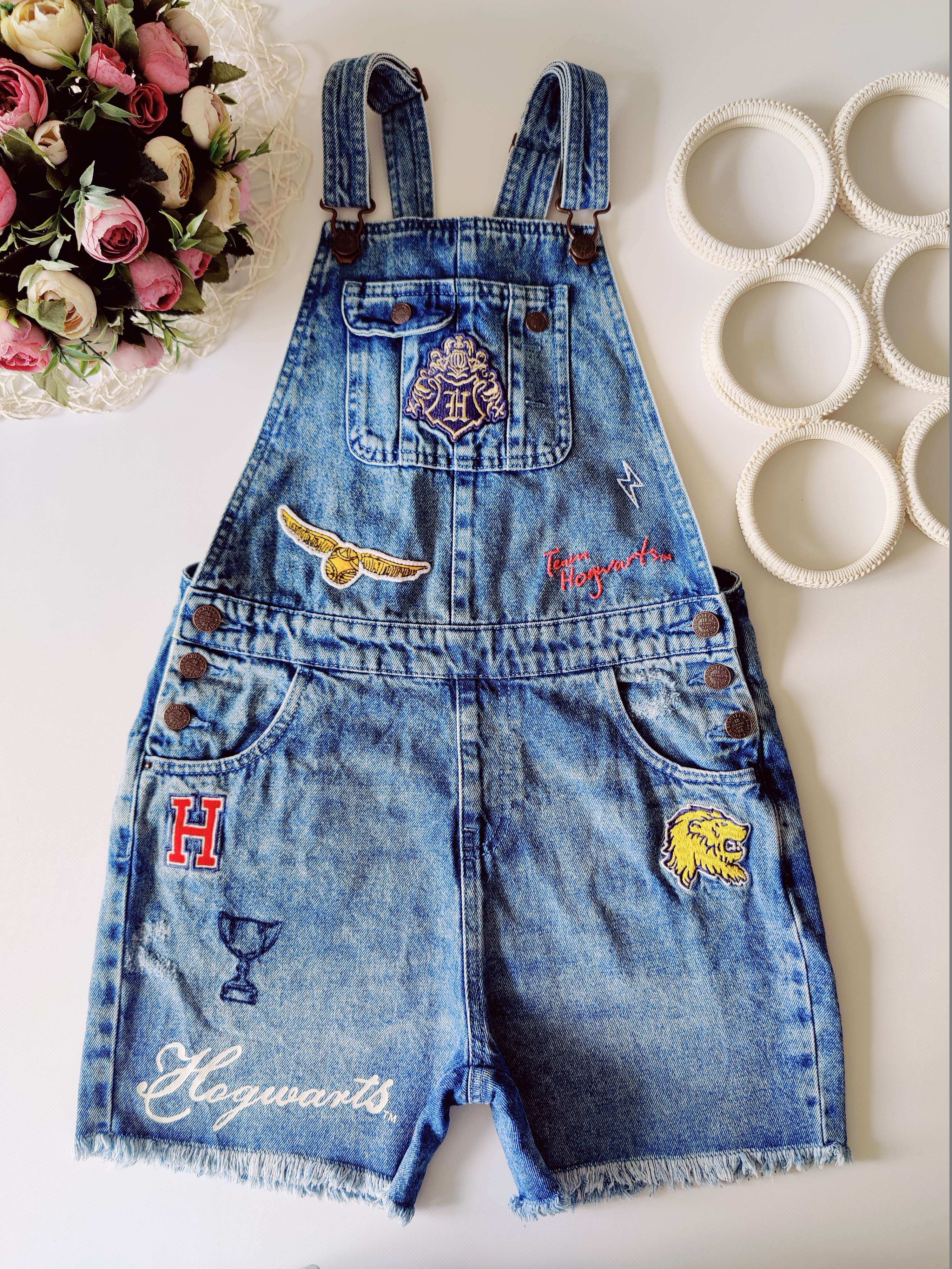 12,13 лет, рост 158 Джинсовый комбинезон Harry Potter