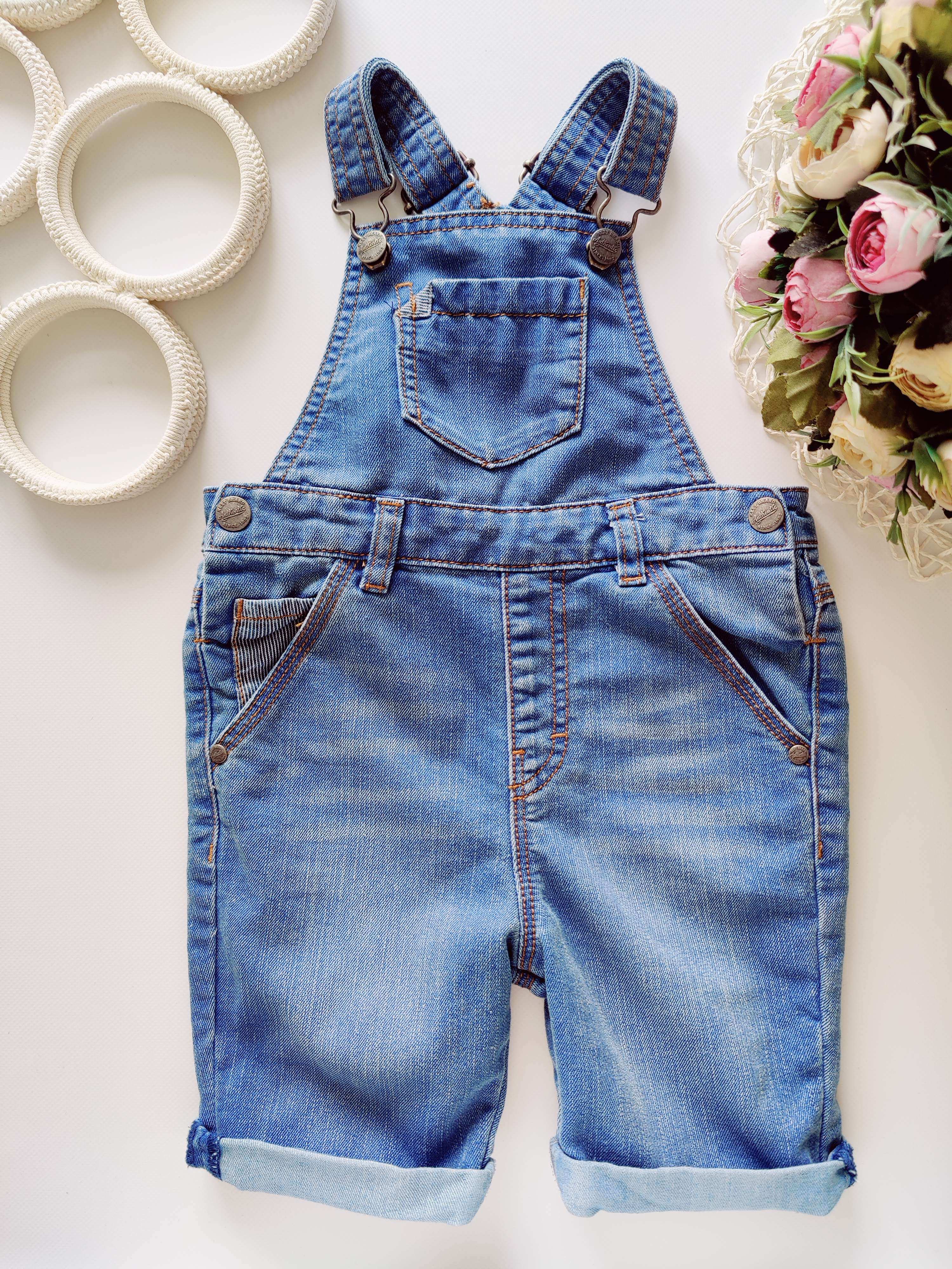 3,4 роки, зріст 104 Джинсовий комбінезон