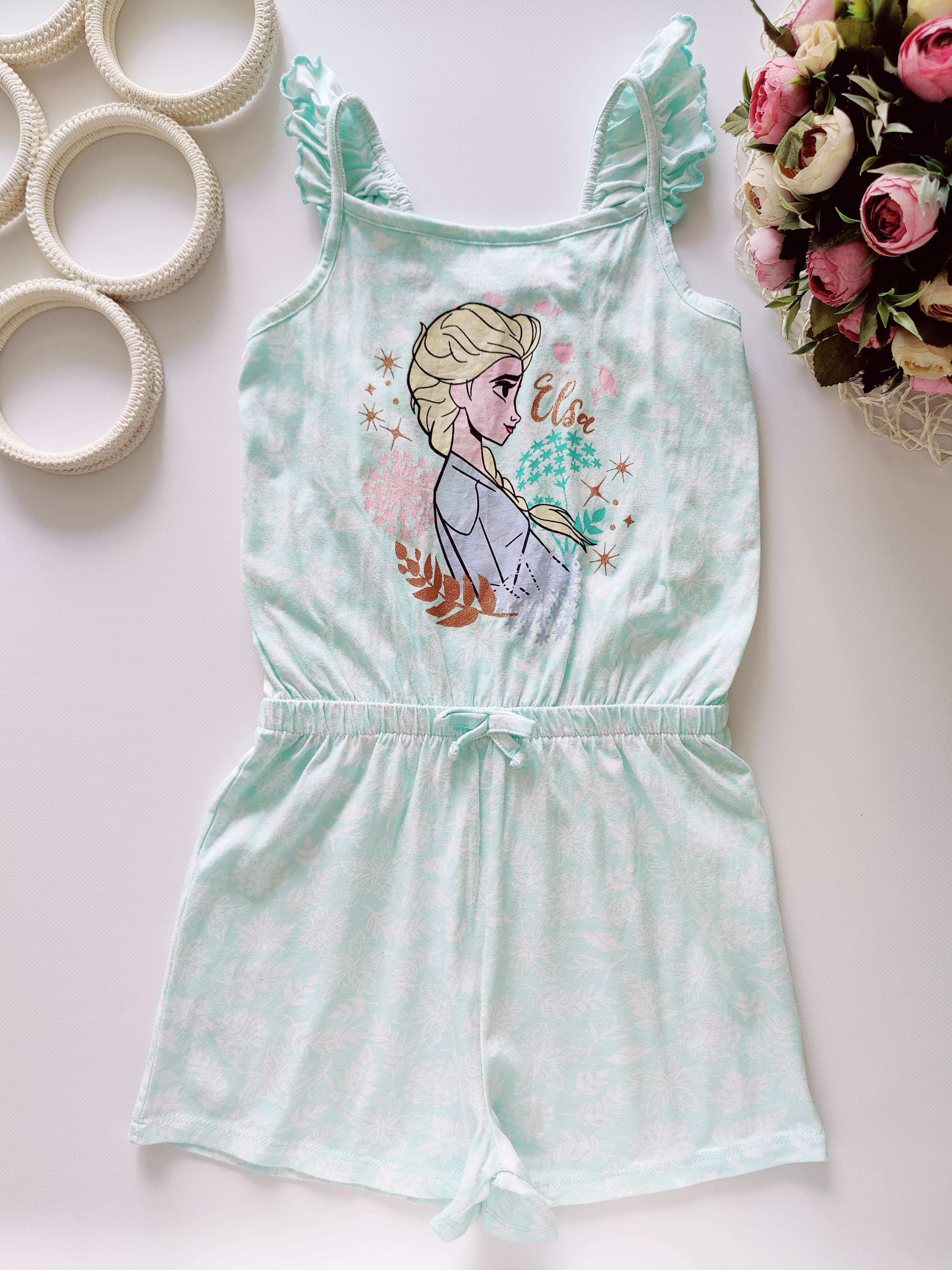 6,7 років, зріст 116,122 Літній ромпер з Ельзою