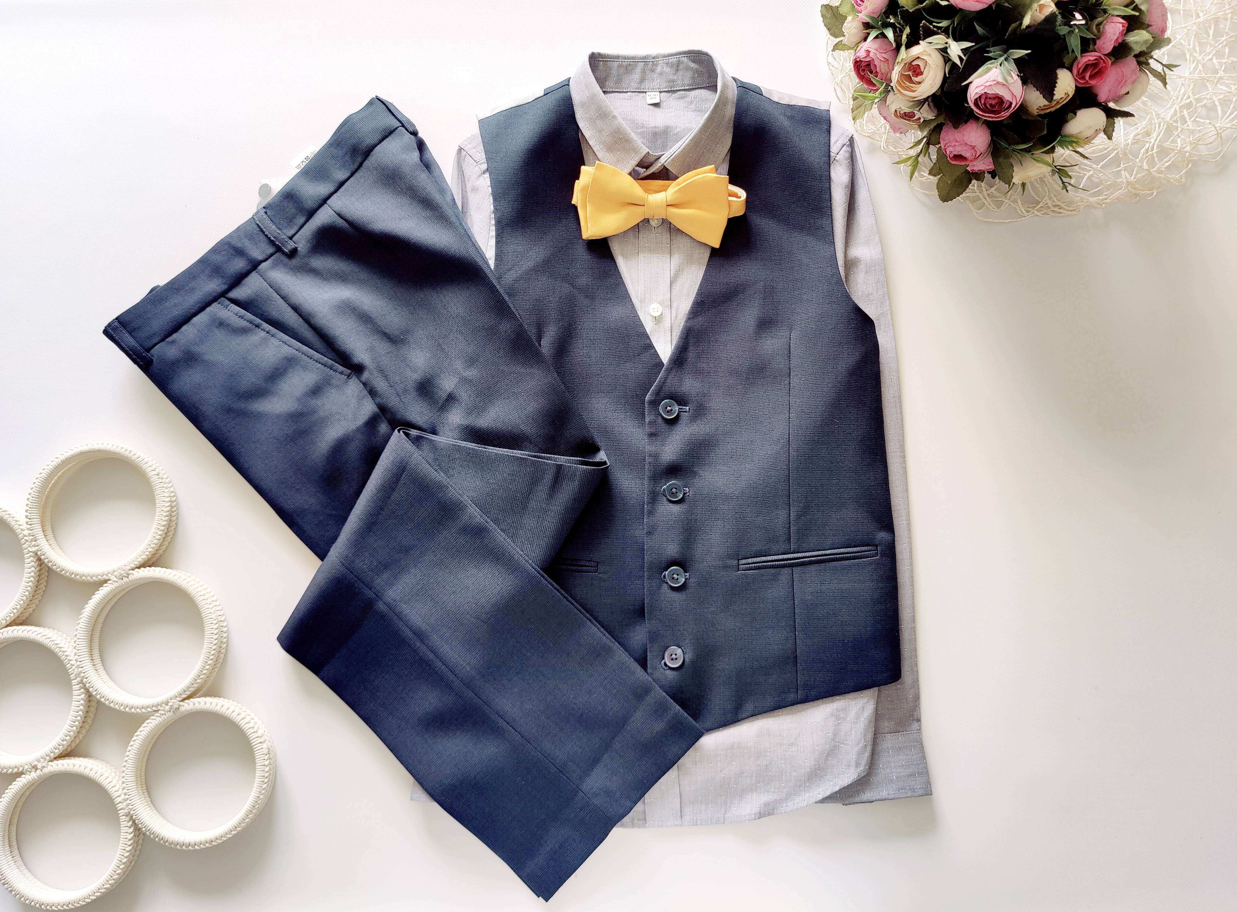 9,10 років, зріст 140 Новий ошатний костюм із сорочкою