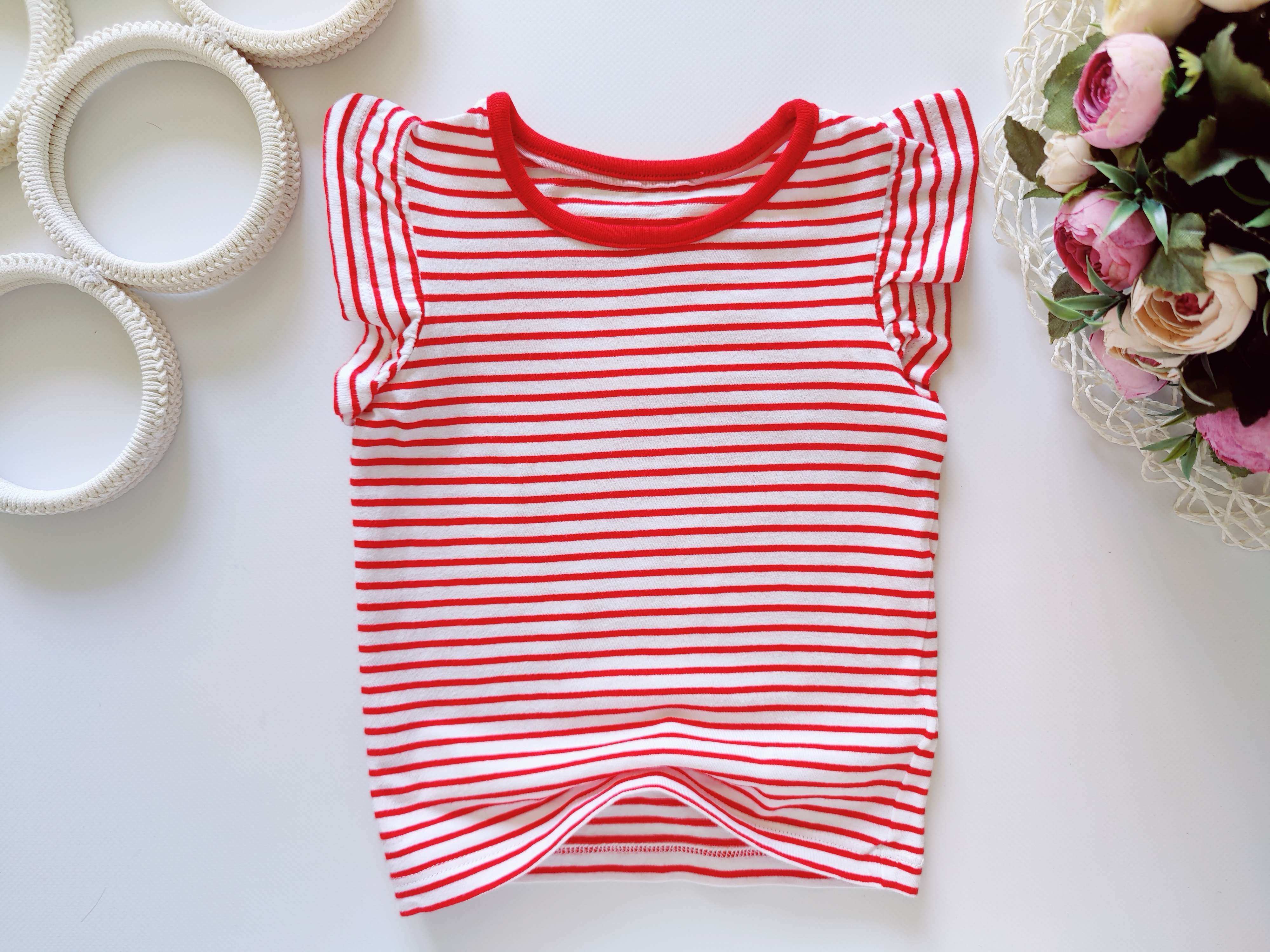 12,18 міс, зріст 80,86 Смугаста футболка
