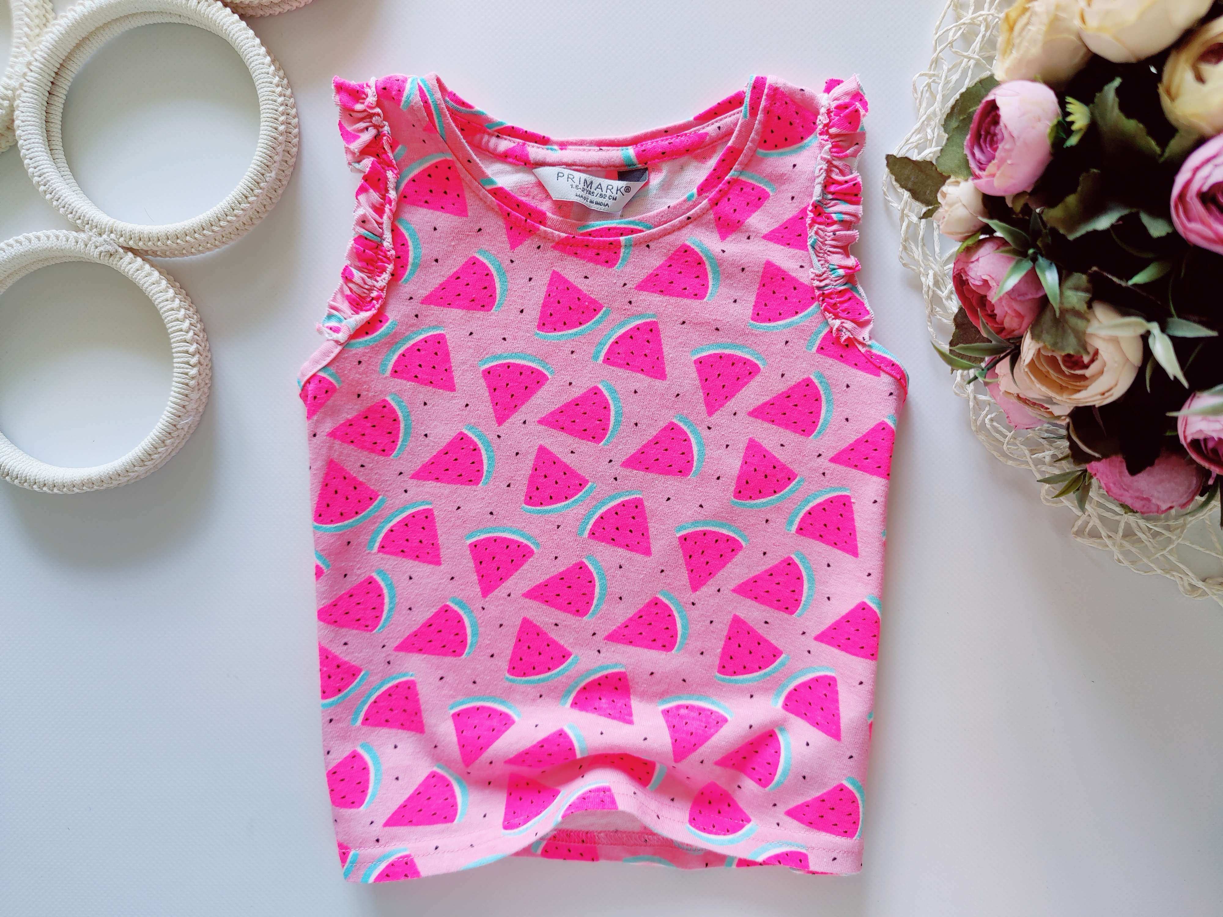 1,5,2 роки, зріст 92 Майка в кавунах