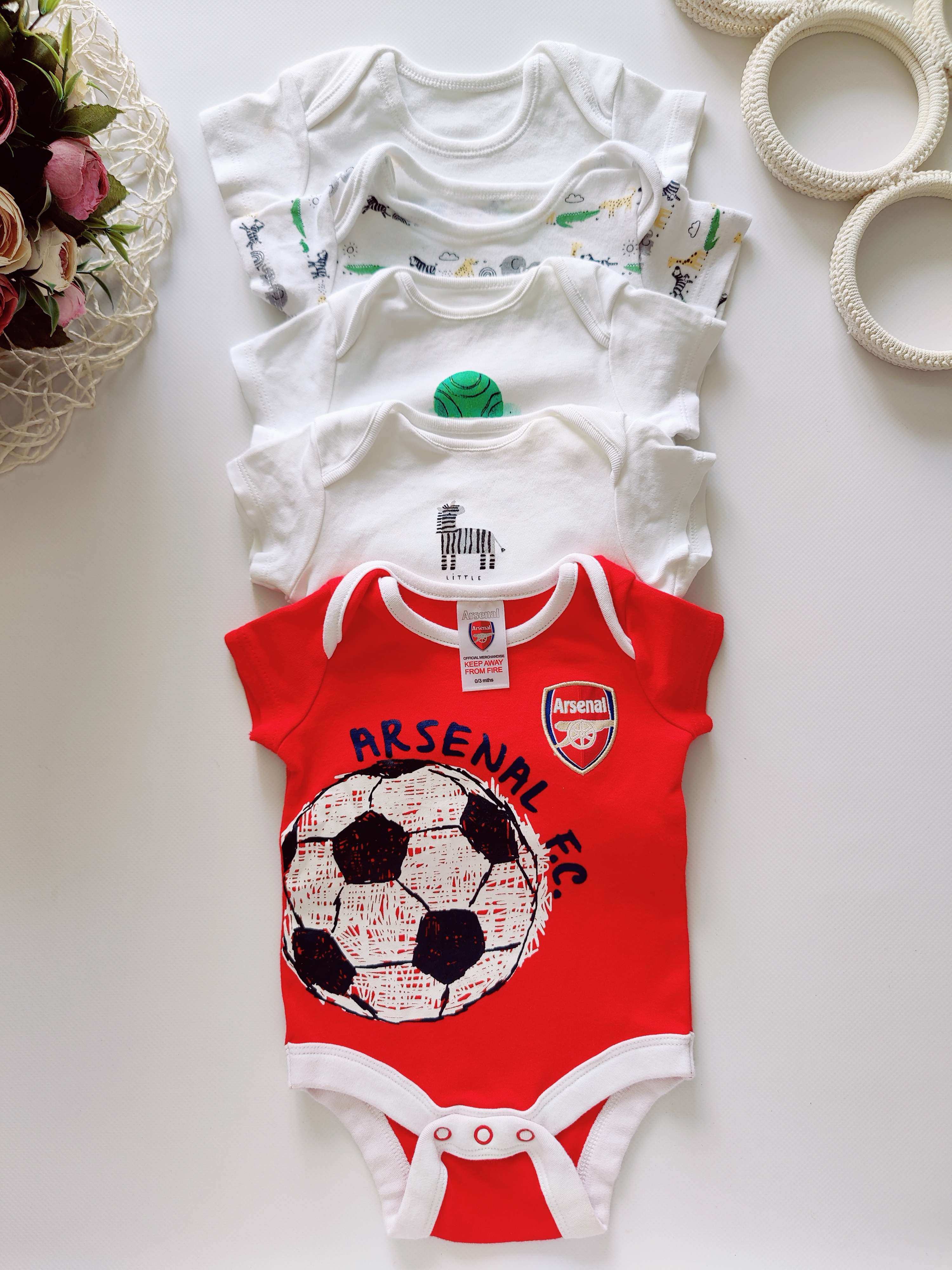 0-3 мес Набор боди 5 штук