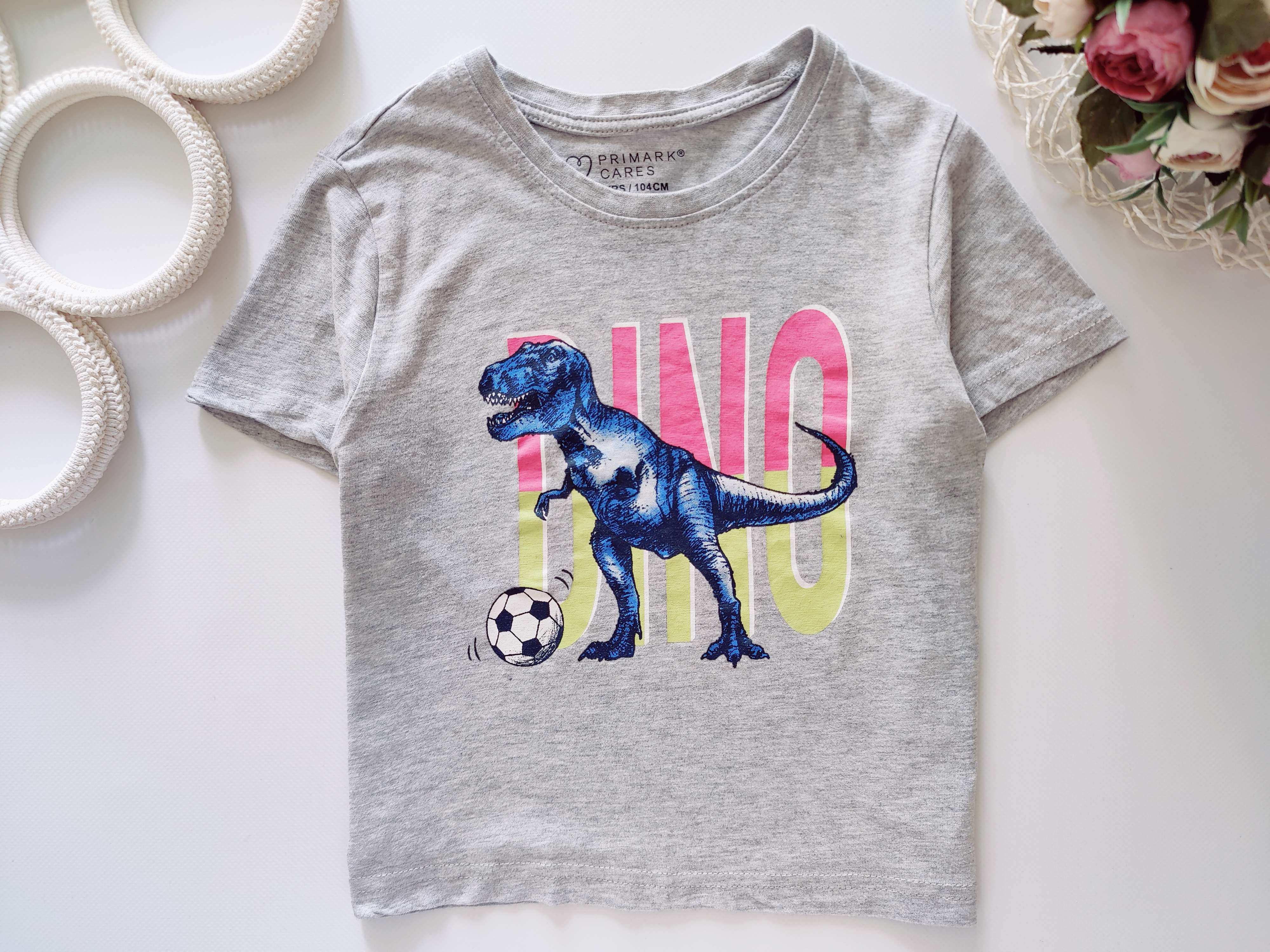 3,4 роки, зріст 104 Футболка діно