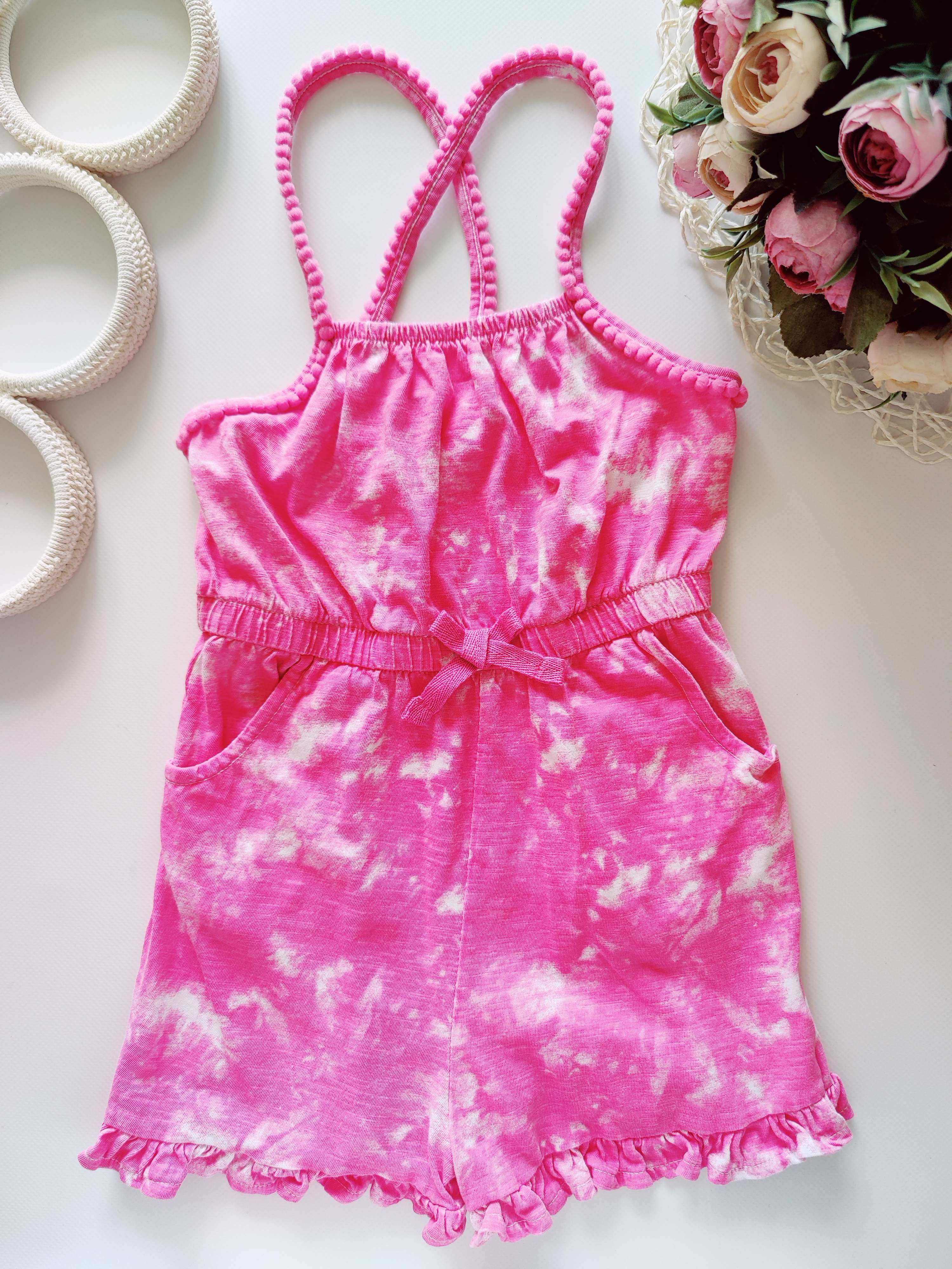 6 років, зріст 116 Рожевий ромпер