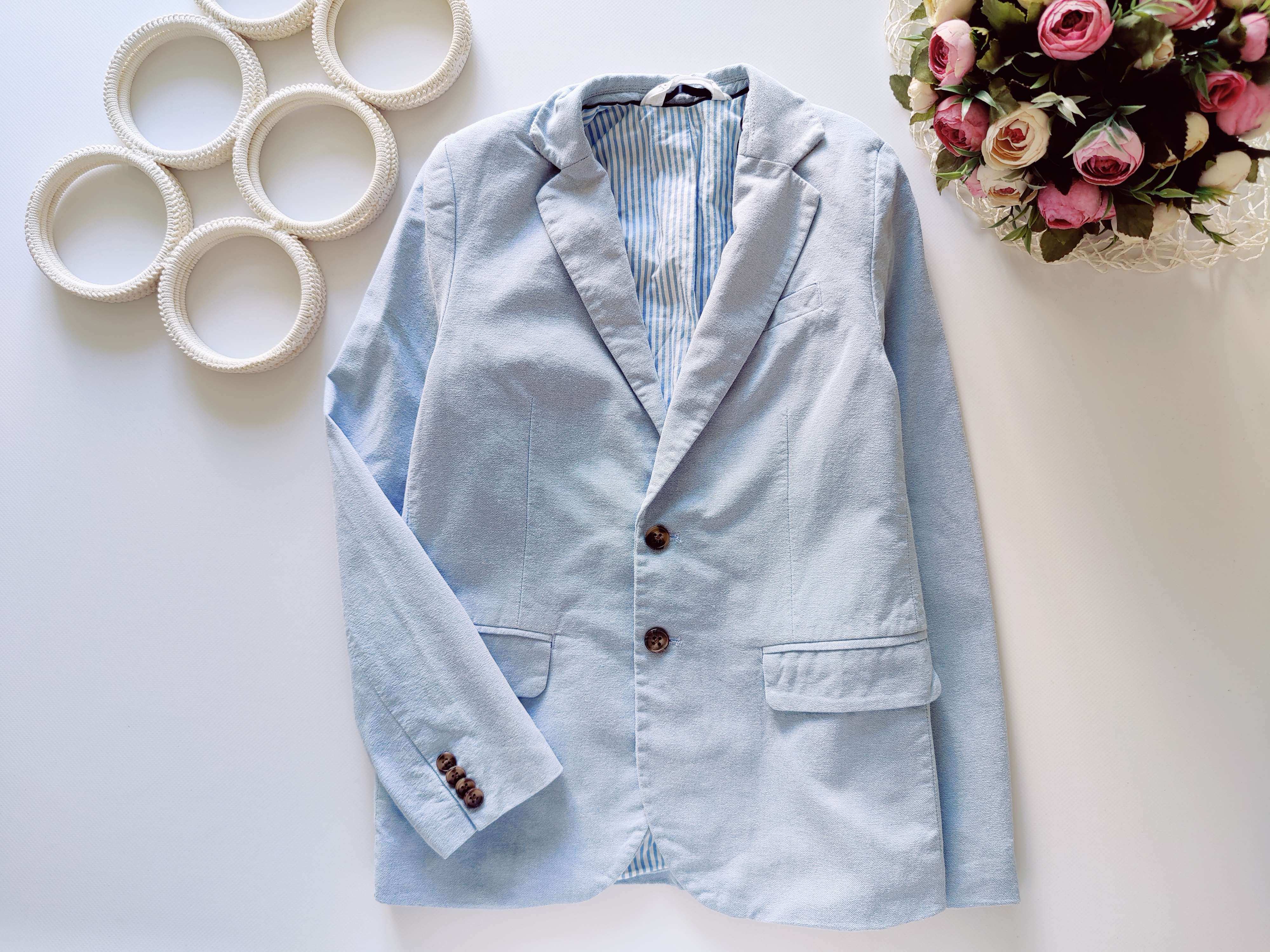 9,10 років, зріст 140 Блакитний піджак