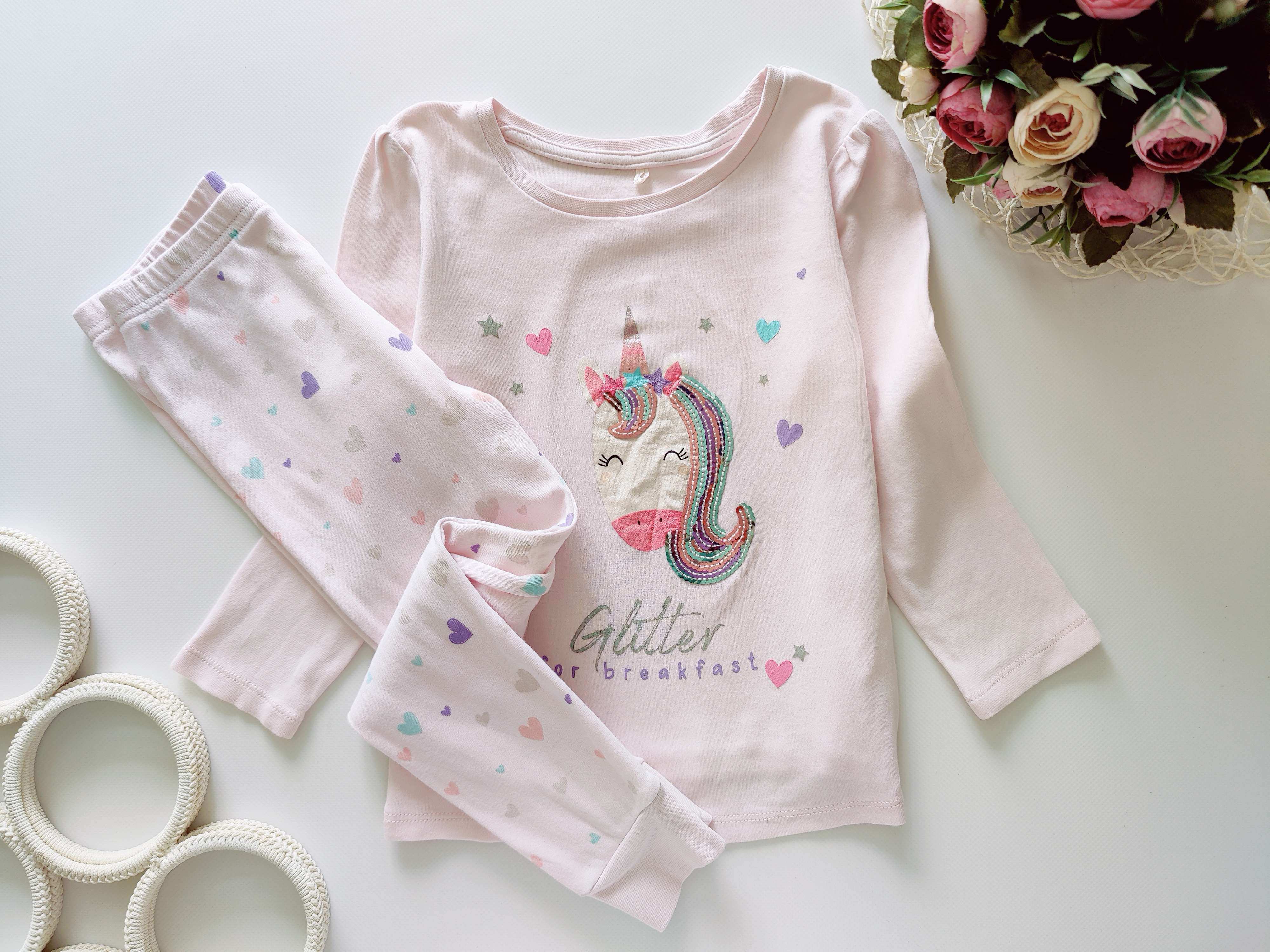 4,5 років, зріст 104,110 Піжама з одноріжком