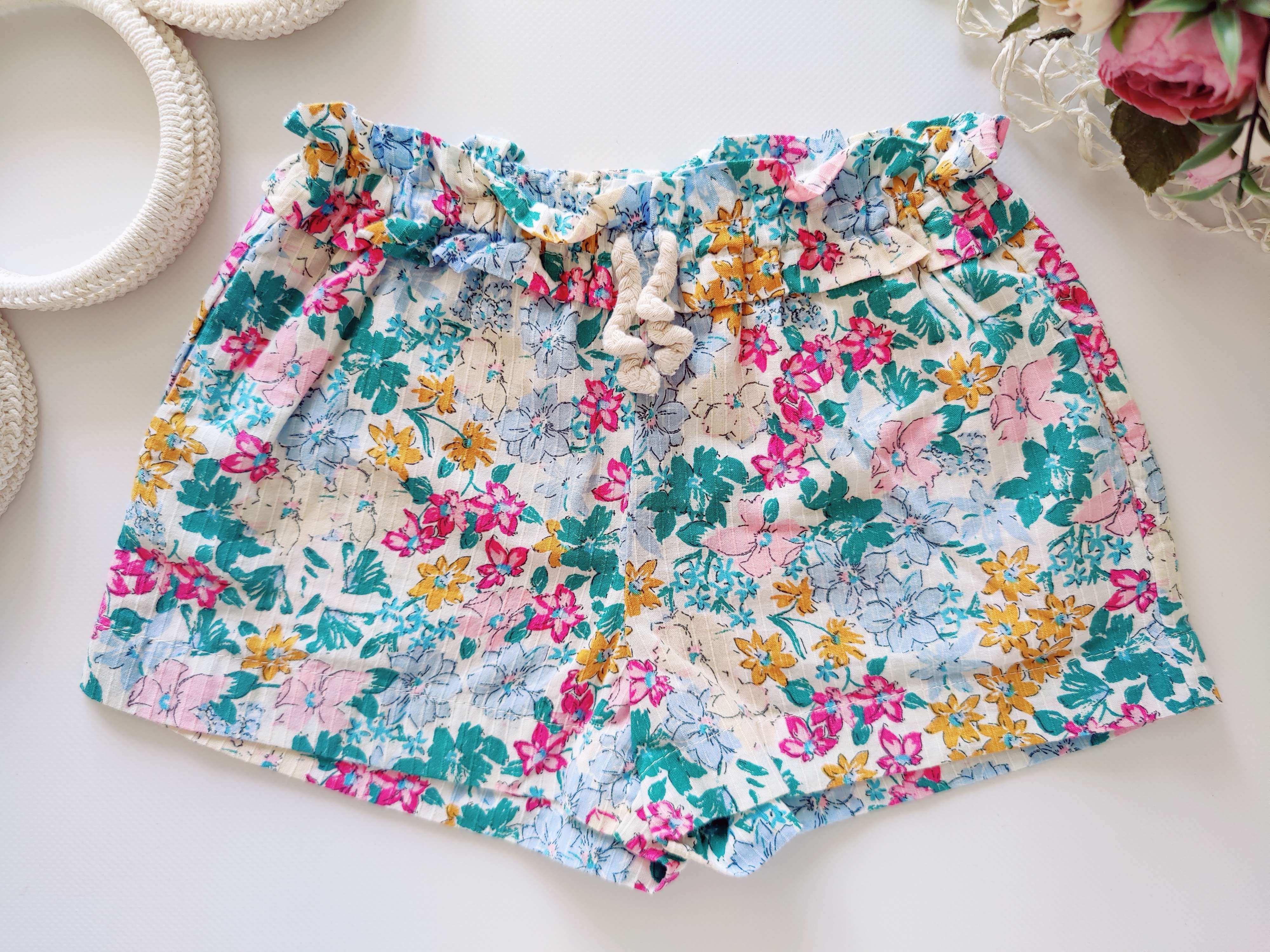 12,18 міс, зріст 86 Квіткові шорти