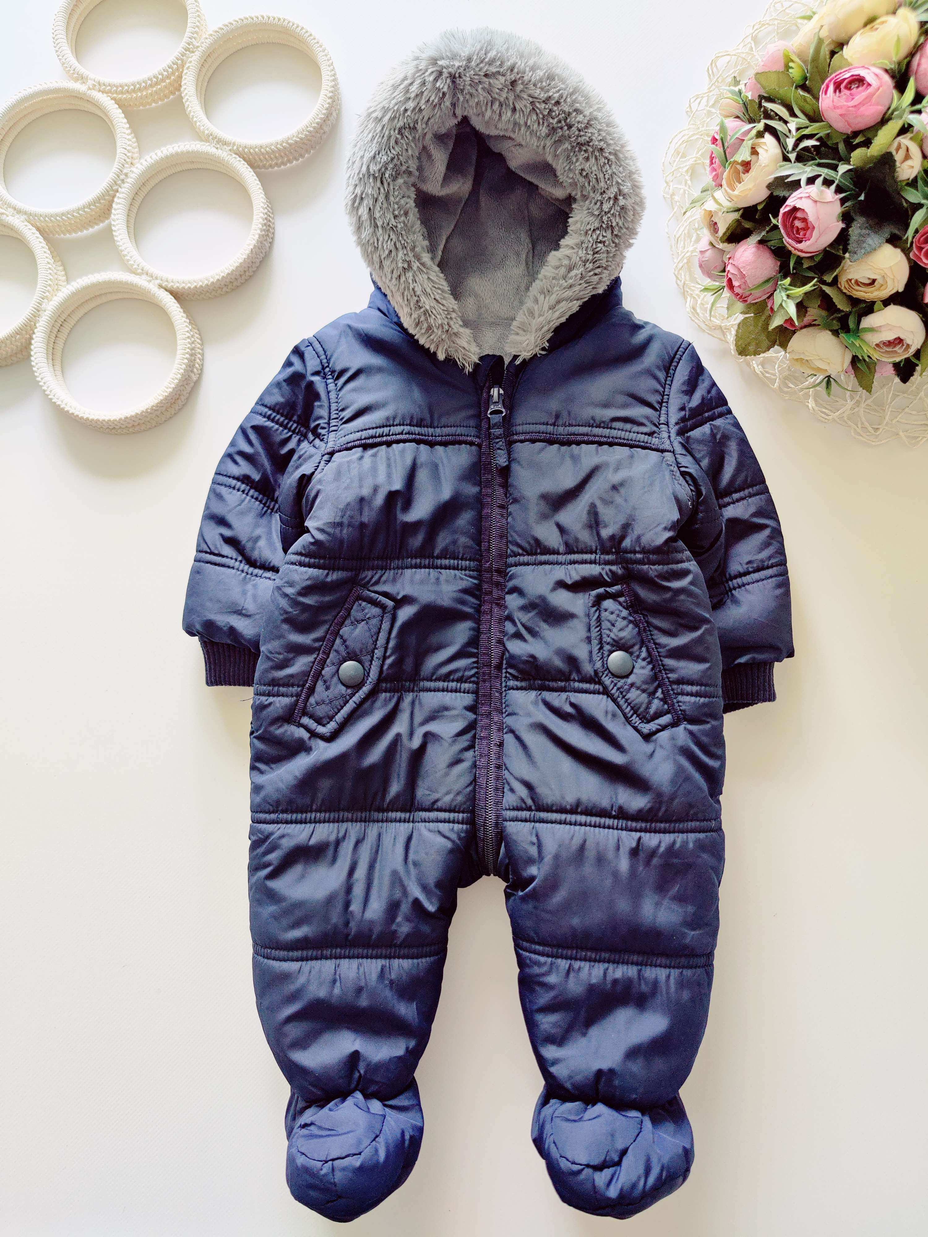 0-3 міс Теплий комбінезон на синтепоні