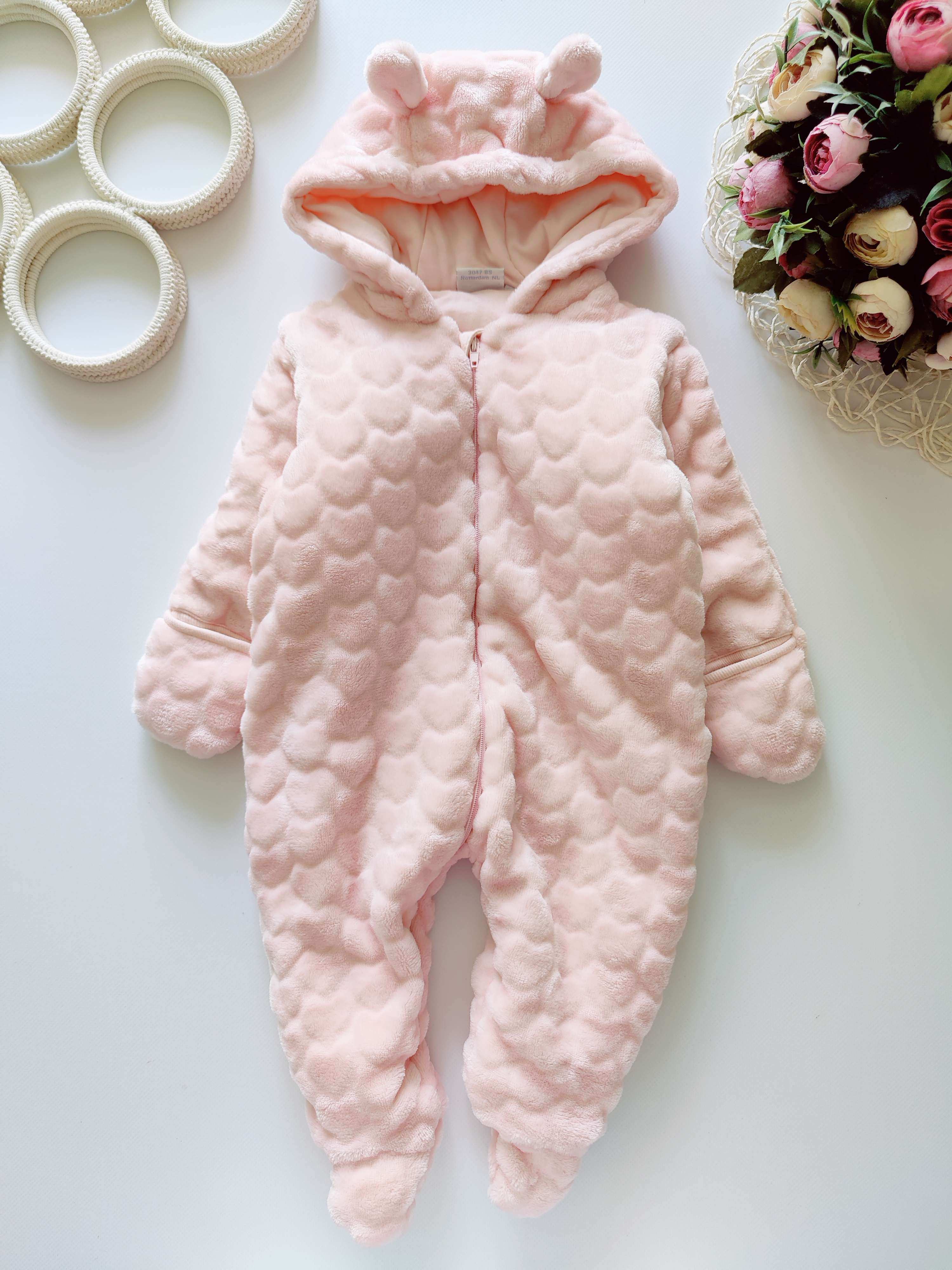 рост 62 см Теплый комбинезон