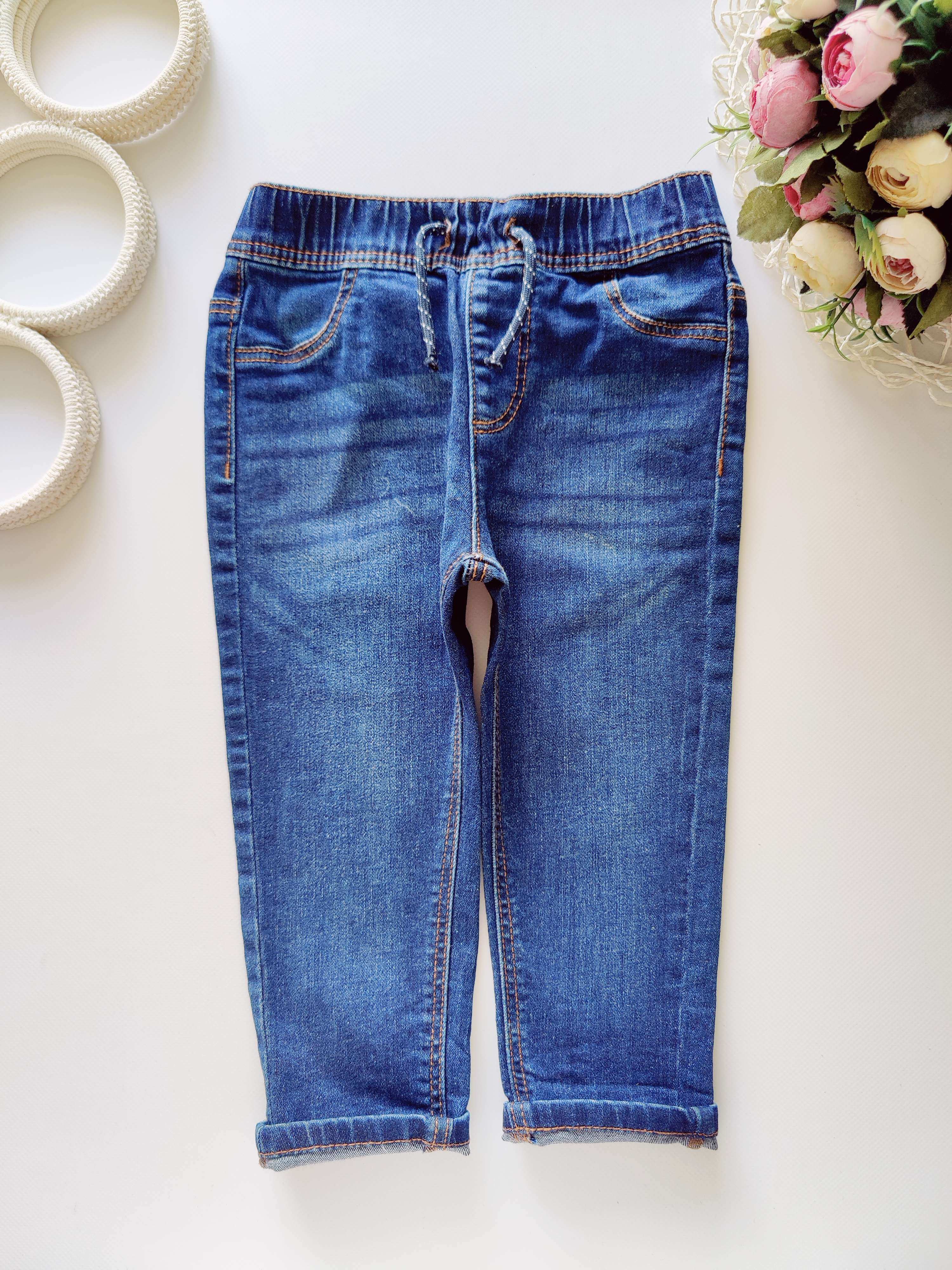 18,24 міс, зріст 92 Джинси на гумці