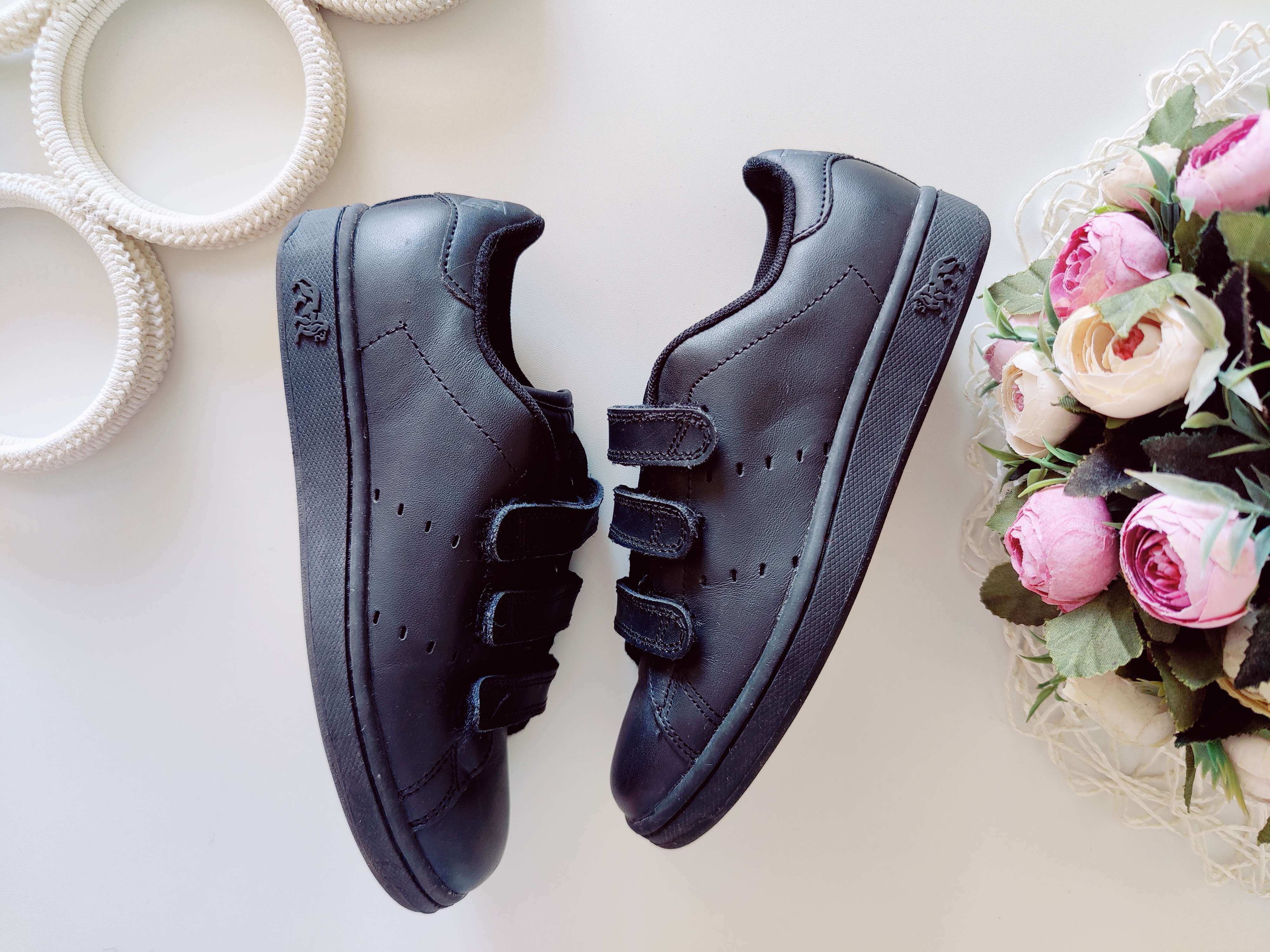 35,5 (22,5 см) Шкіряні кросівки на липучках